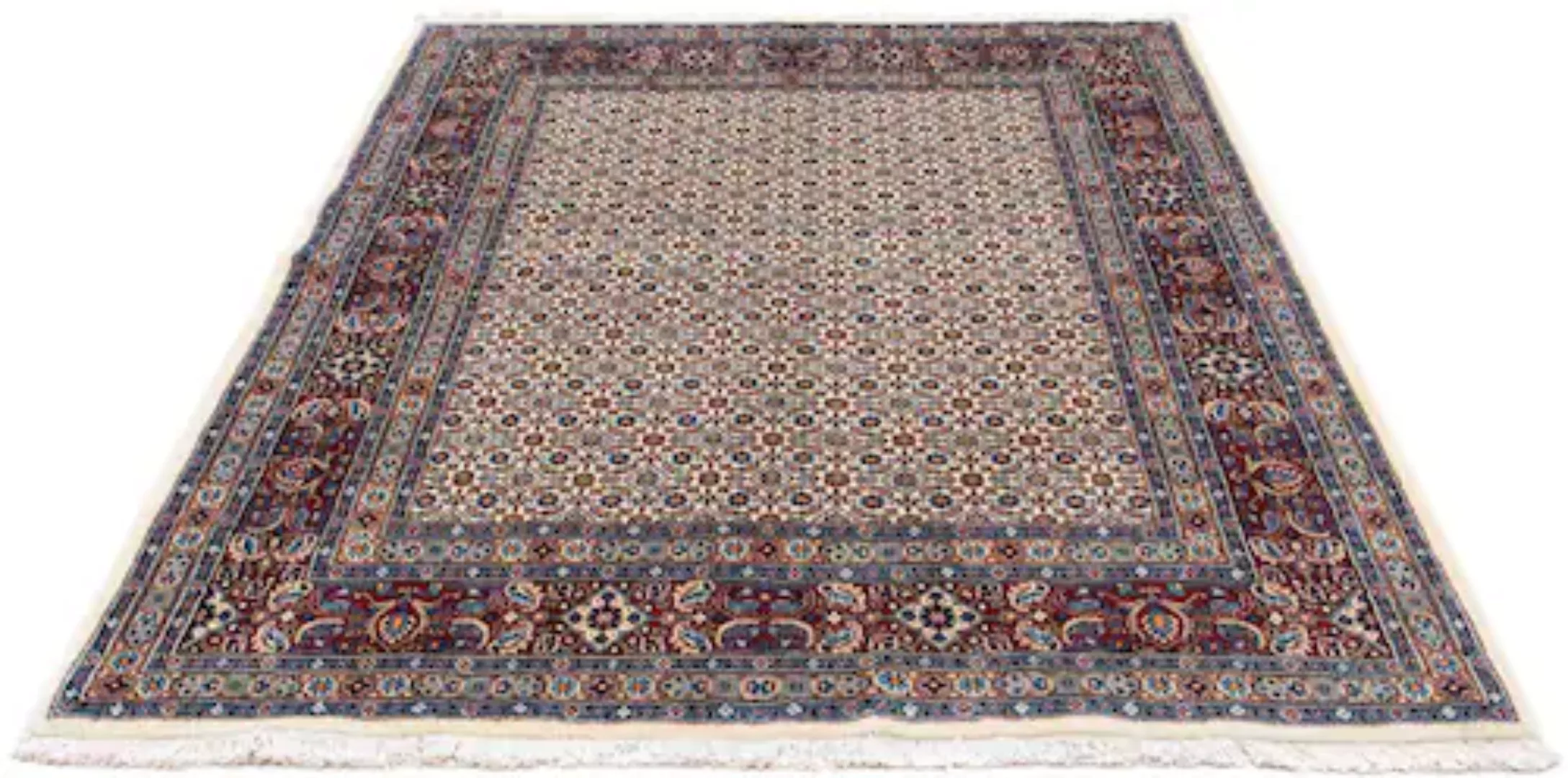 morgenland Wollteppich »Moud Stark Gemustert Beige 235 x 170 cm«, rechtecki günstig online kaufen