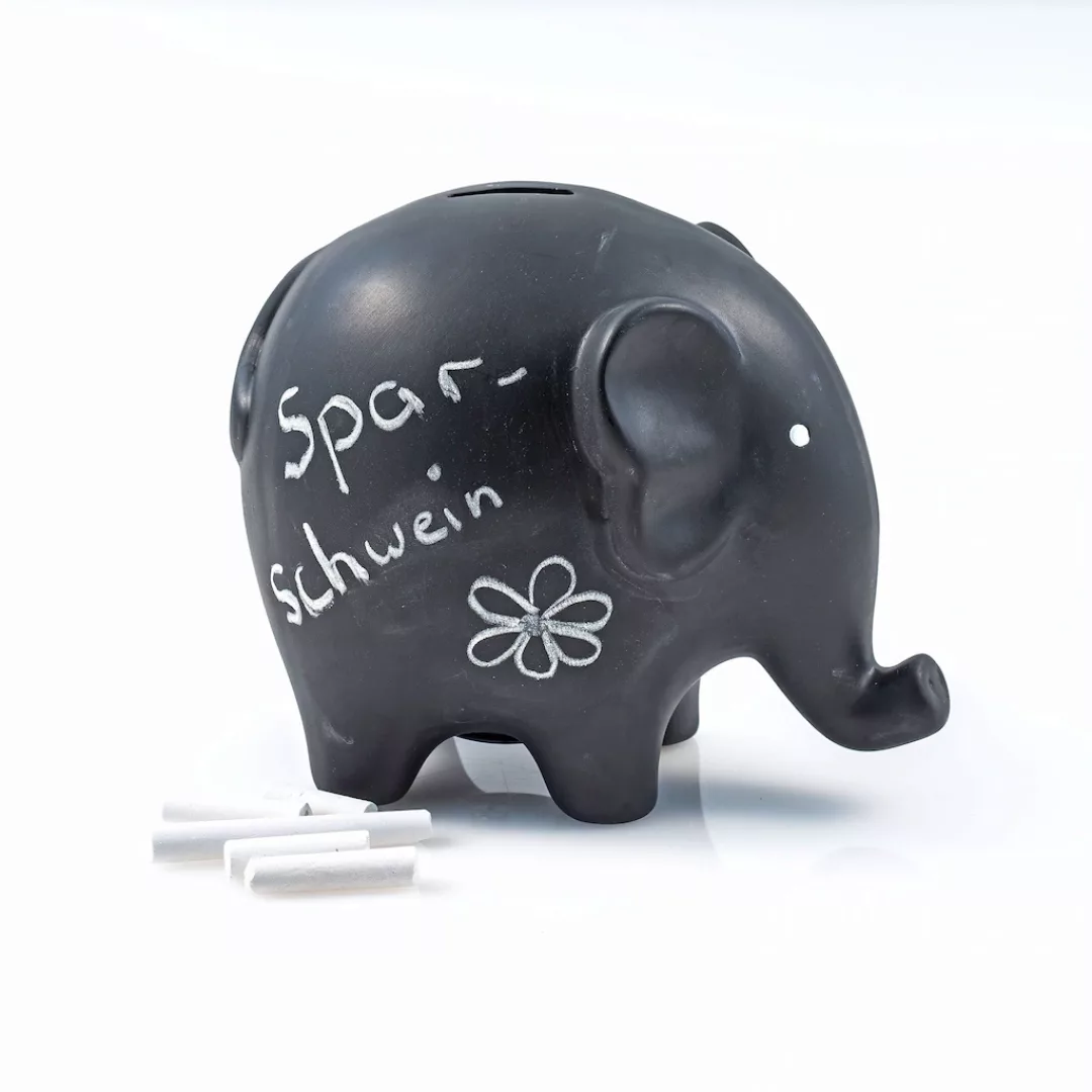 pajoma Spardose "Elefant", Sparschwein, aus Keramik, zum Beschriften, inkl. günstig online kaufen