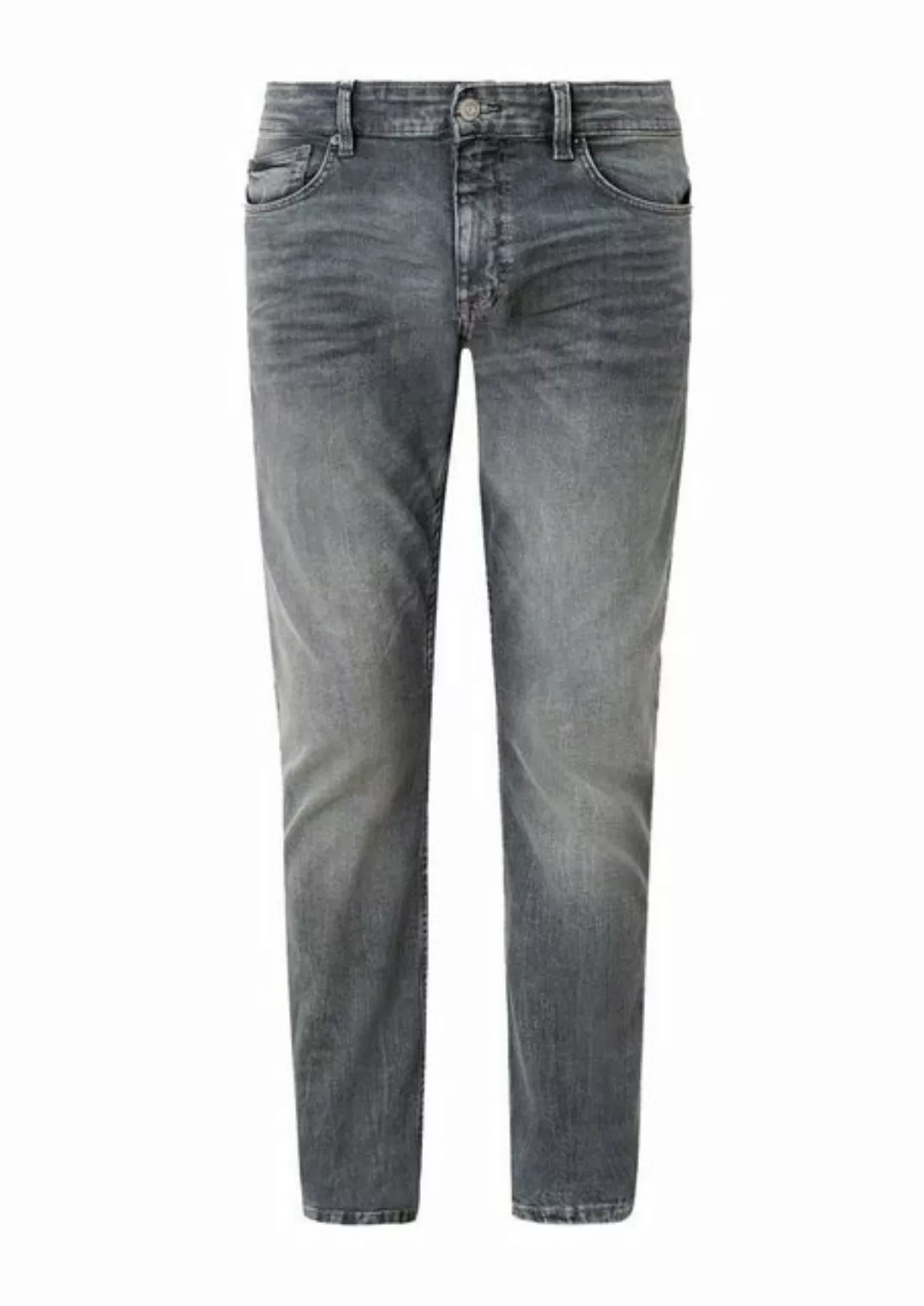 QS Stoffhose Jeans Rick / Slim Fit / Mid Rise / Slim Leg Waschung günstig online kaufen