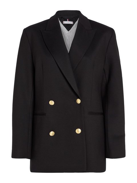 Tommy Hilfiger Kurzblazer RELAXED CLASSIC DB PUNTO BLAZER mit Paspeltaschen günstig online kaufen