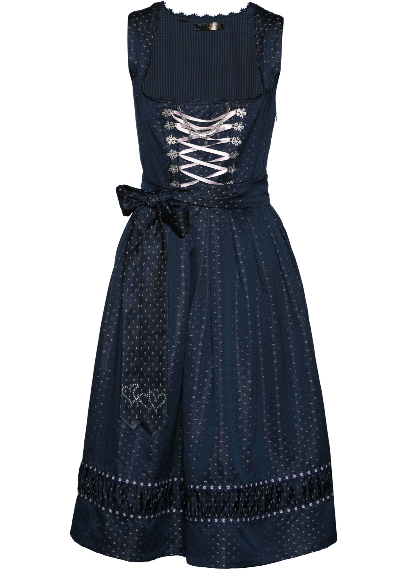 Dirndl mit bestickter Satin-Schürze (2-tlg.Set) günstig online kaufen