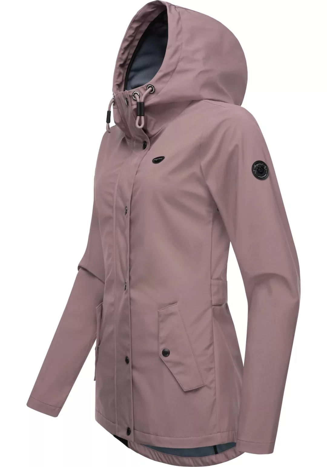 Ragwear Softshelljacke "Margge Shell", mit Kapuze, wasserdichte Damen Überg günstig online kaufen