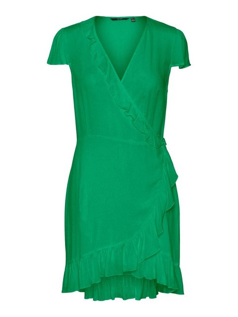 Vero Moda Sommerkleid MENNY (1-tlg) Rüschen, Wickel-Design günstig online kaufen