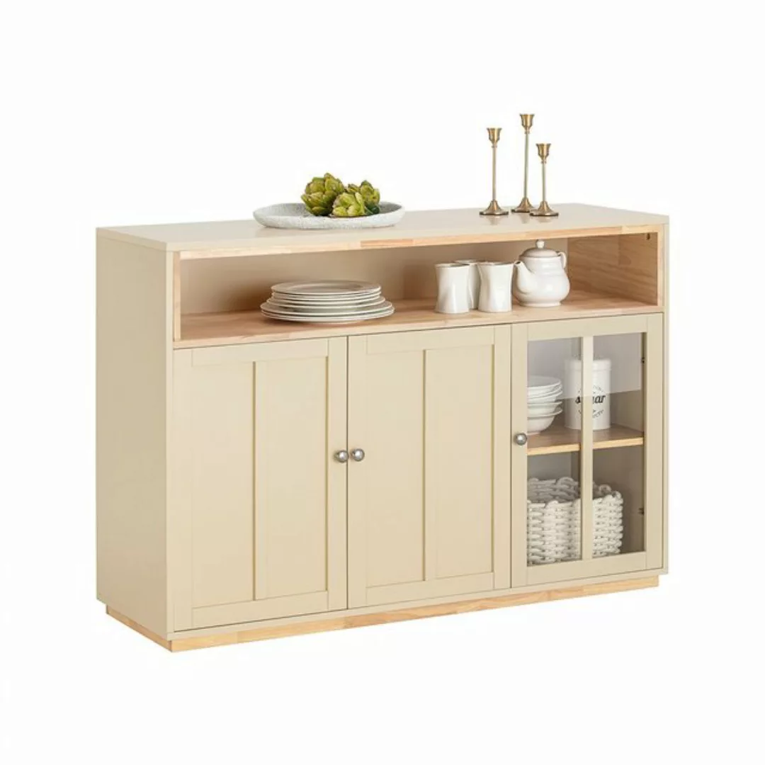 SoBuy Buffet FSB80 Sideboard mit 3 Türen Küchenschrank Flurschrank TV-Schra günstig online kaufen