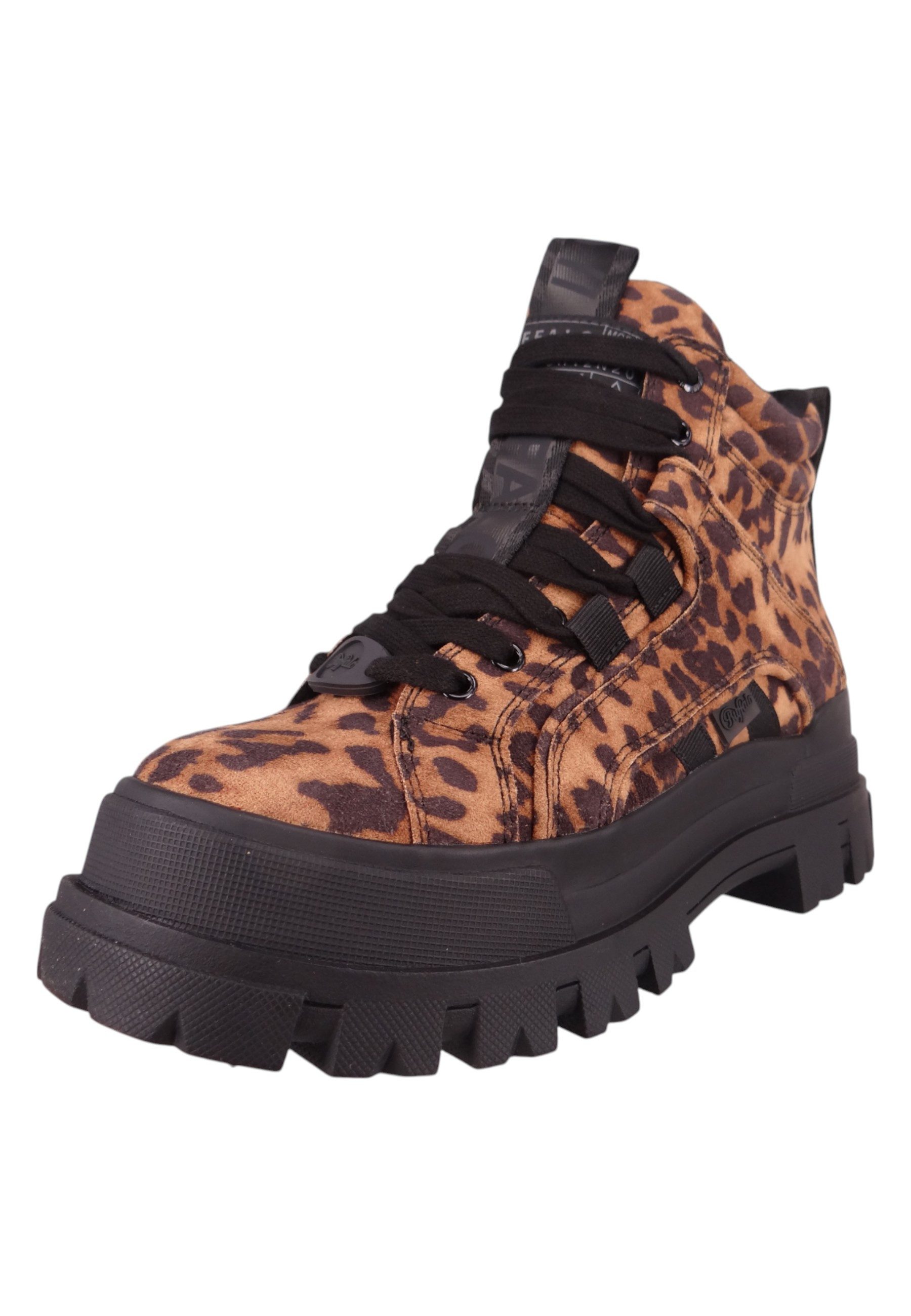 Buffalo 1622591 Aspha NC Mid Black/Beige/Leo günstig online kaufen