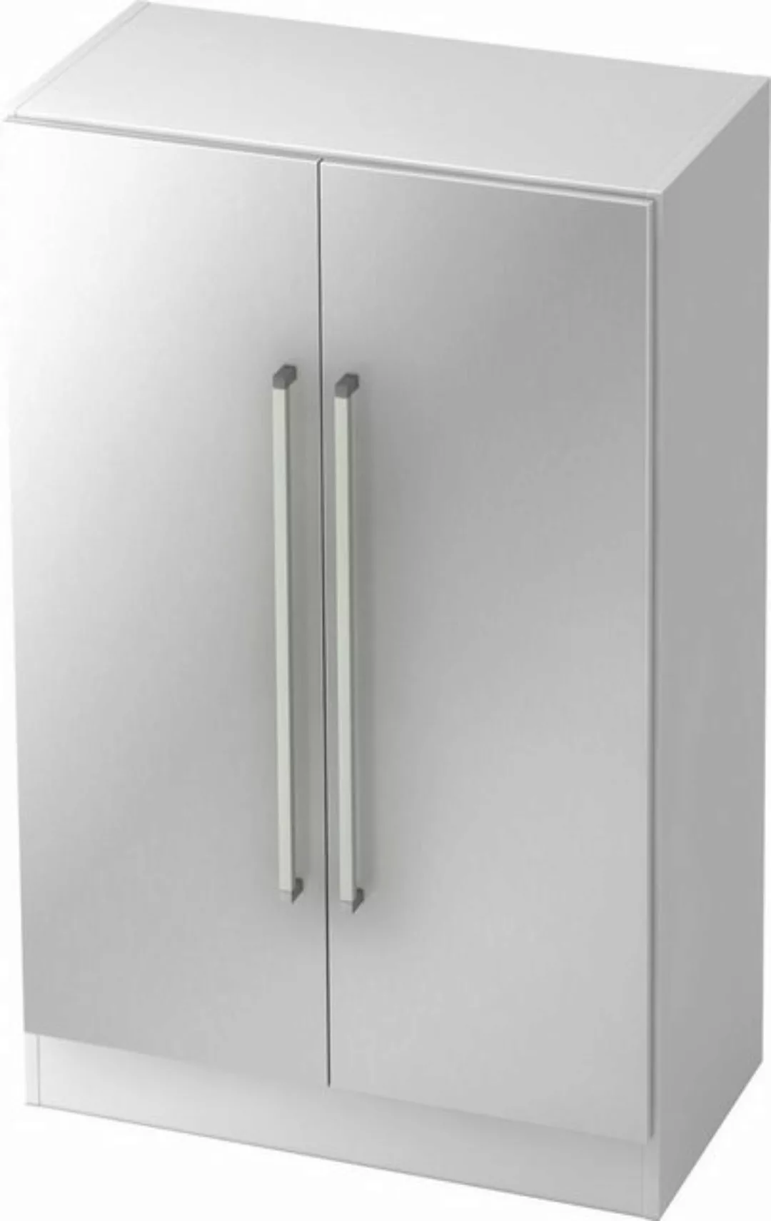 Aktenschrank Schrank Solid 3OH BxTxH 80x42x127cm Griff CE Weiß/Silber günstig online kaufen