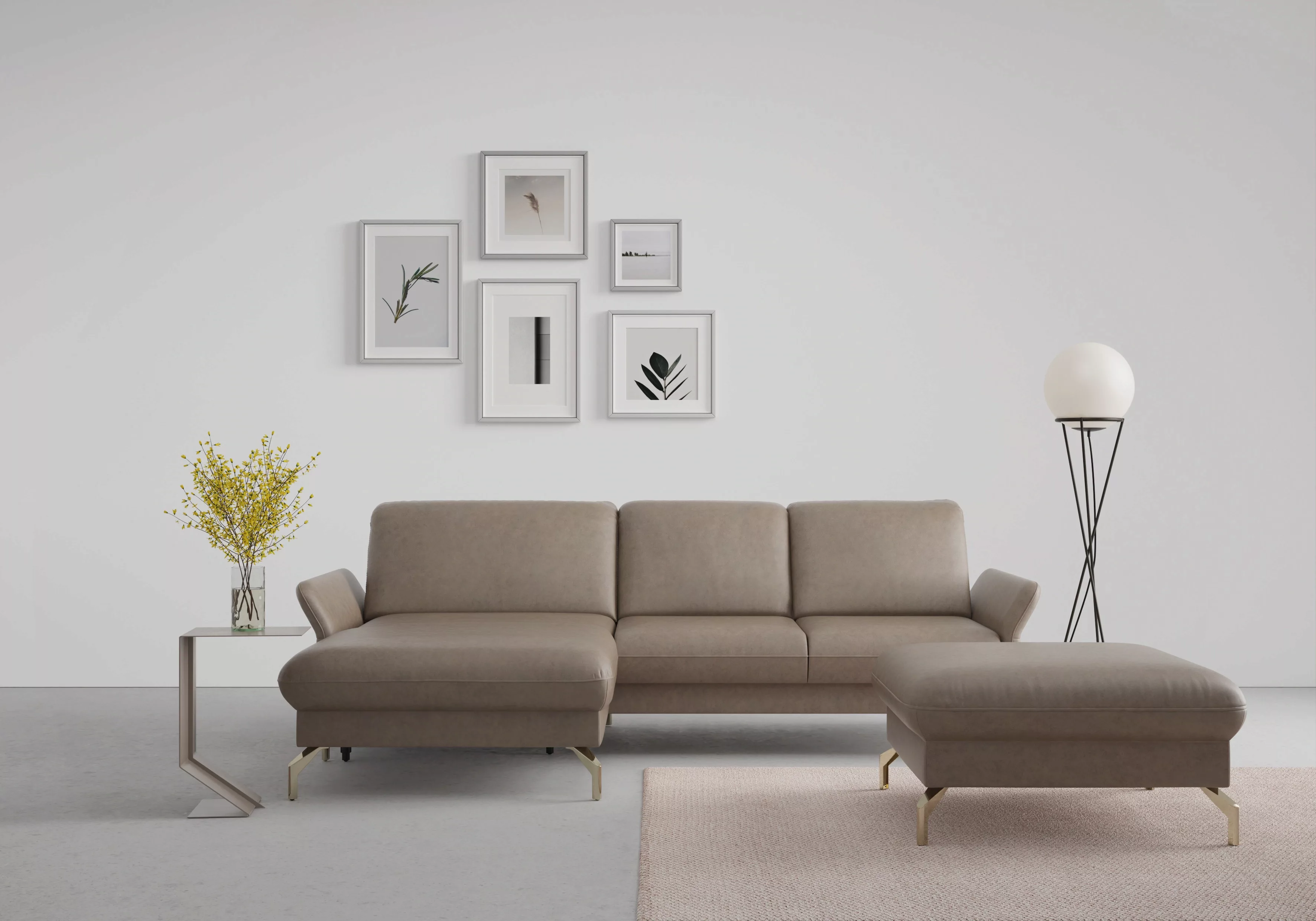 sit&more Ecksofa "Fashion L-Form", wahlweise mit Kopfteilverstellung, Vorzi günstig online kaufen