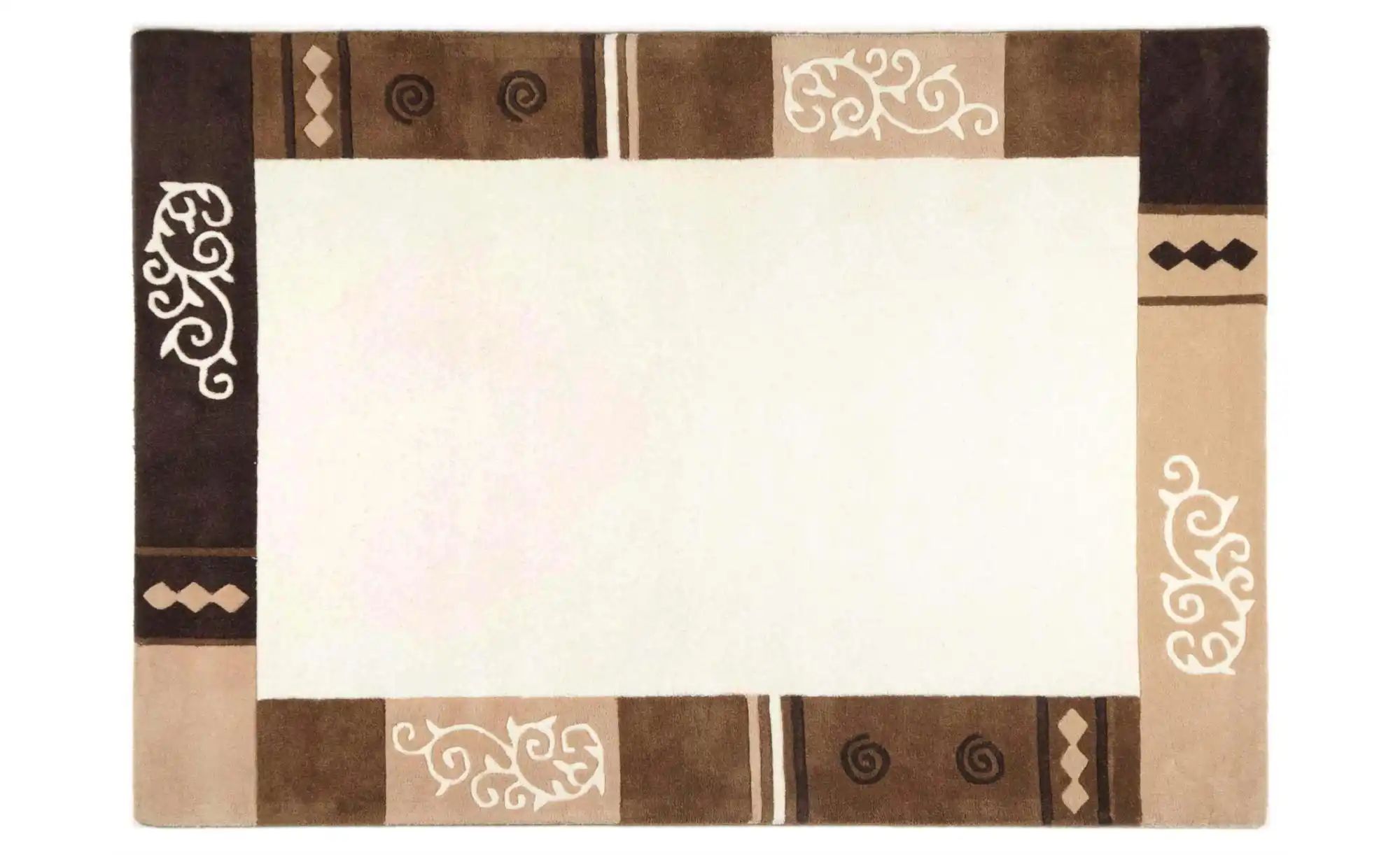 THEKO Teppich   ¦ beige ¦ Wolle ¦ Maße (cm): B: 120 H: 1,4 Teppiche > Wohnt günstig online kaufen