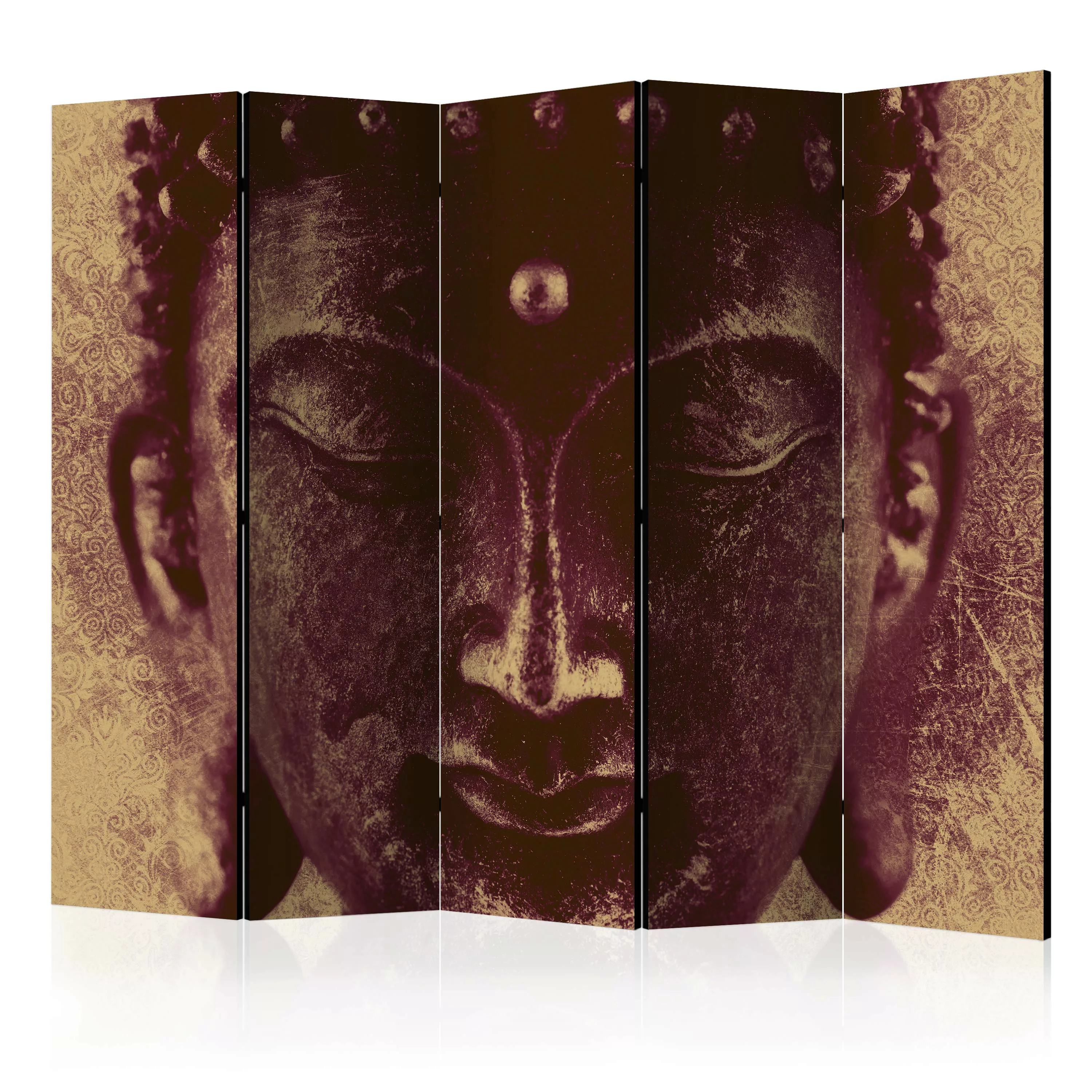 5-teiliges Paravent - Wise Buddha Ii [room Dividers] günstig online kaufen