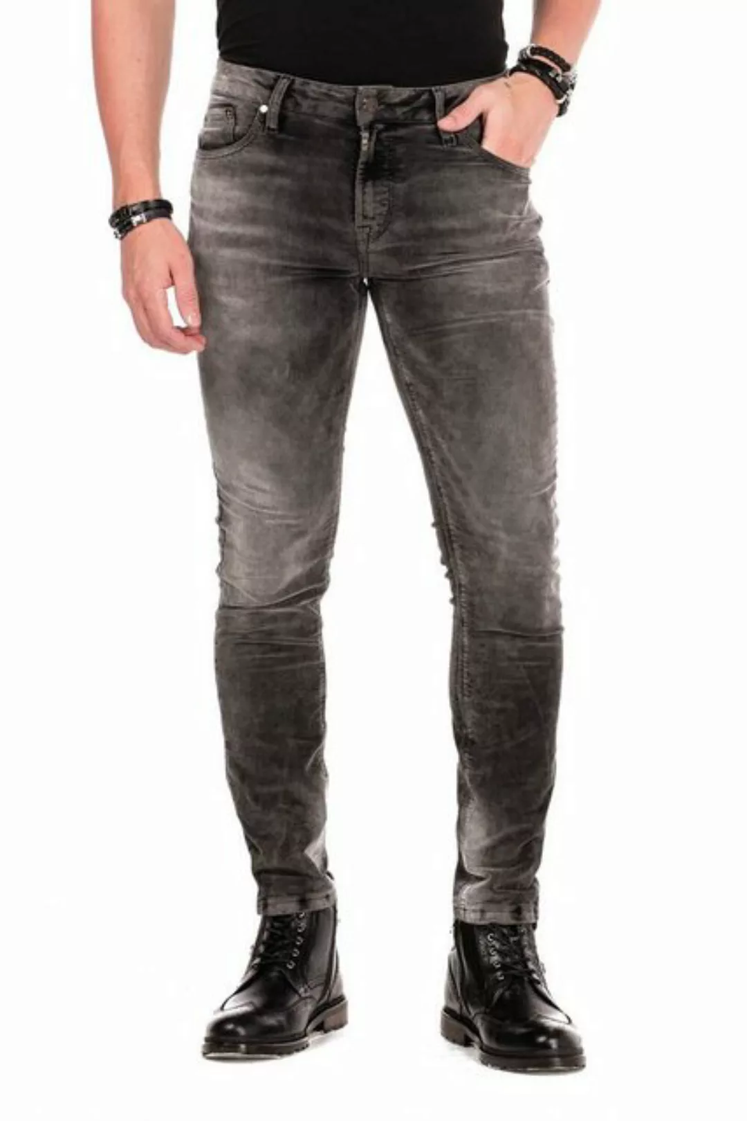 Cipo & Baxx 5-Pocket-Jeans, Cordhose in Slim Fit günstig online kaufen