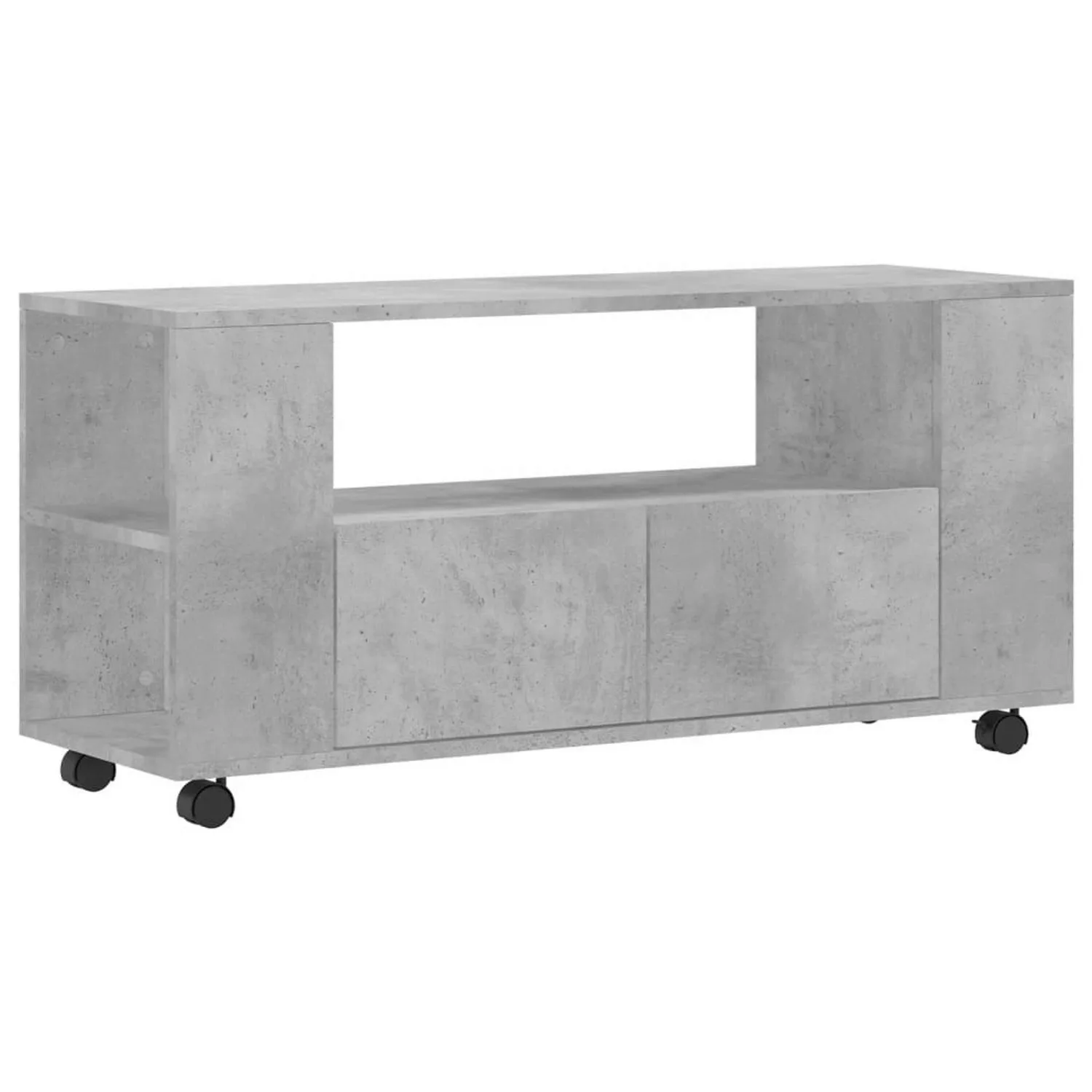 vidaXL TV-Schrank TV-Schrank Betongrau 102x34,5x43 cm günstig online kaufen