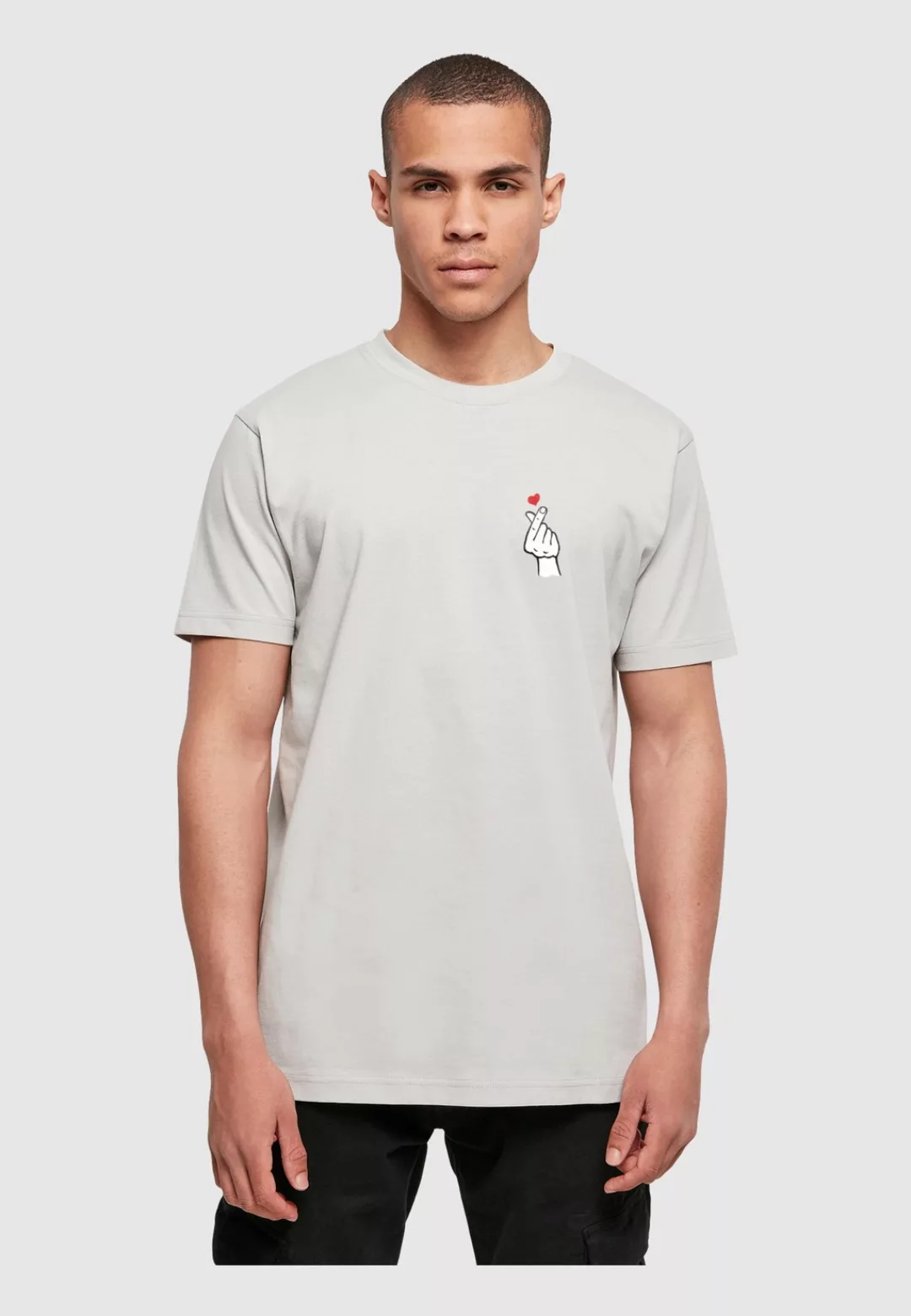 MisterTee T-Shirt "MisterTee Herren Love Sign Tee 2.0", (1 tlg.) günstig online kaufen