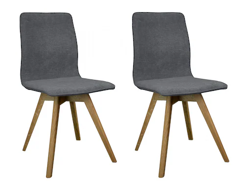 andas Esszimmerstuhl "Rania", (Set), 2 St., Microfaser, Massivholzgestell, günstig online kaufen