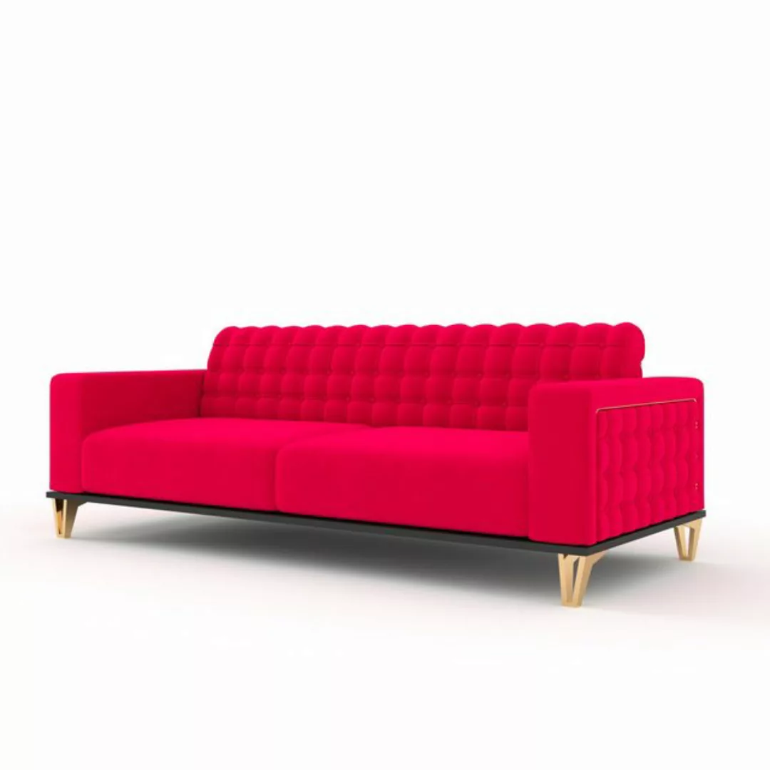 Möbeldreams Chesterfield-Sofa Chesterfield Sofa 3er Sofa * Schlaffunktion * günstig online kaufen