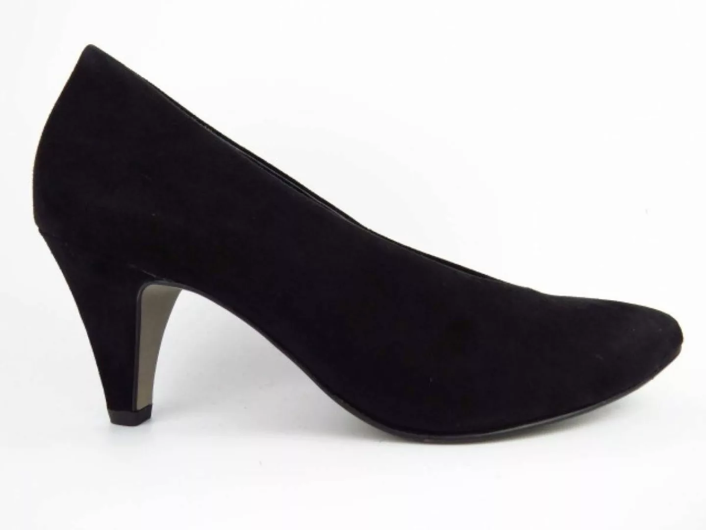 Paul Green Samtziege schwarz Pumps günstig online kaufen