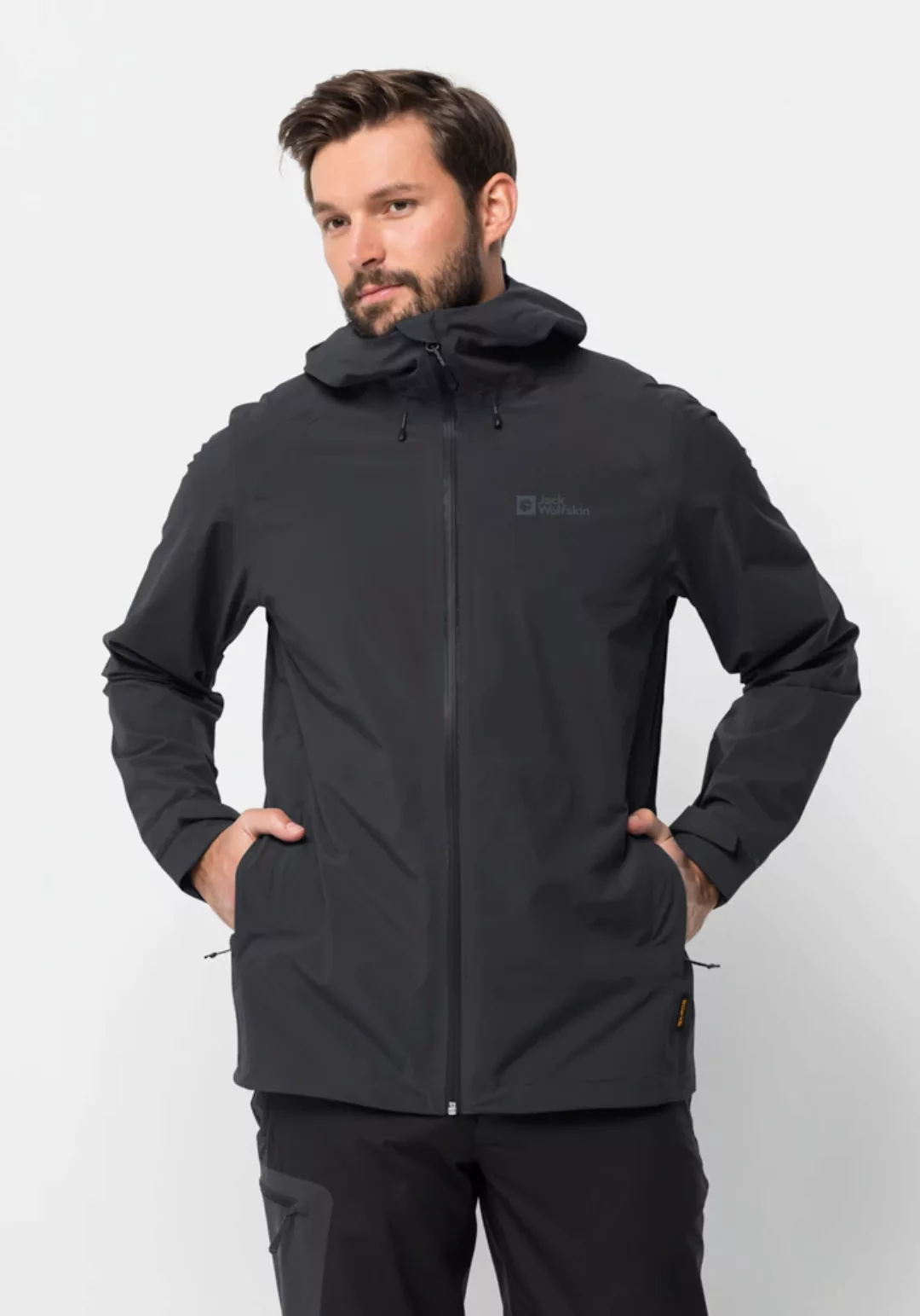 Jack Wolfskin Outdoorjacke "HIGHEST PEAK JACKET M", mit Kapuze günstig online kaufen