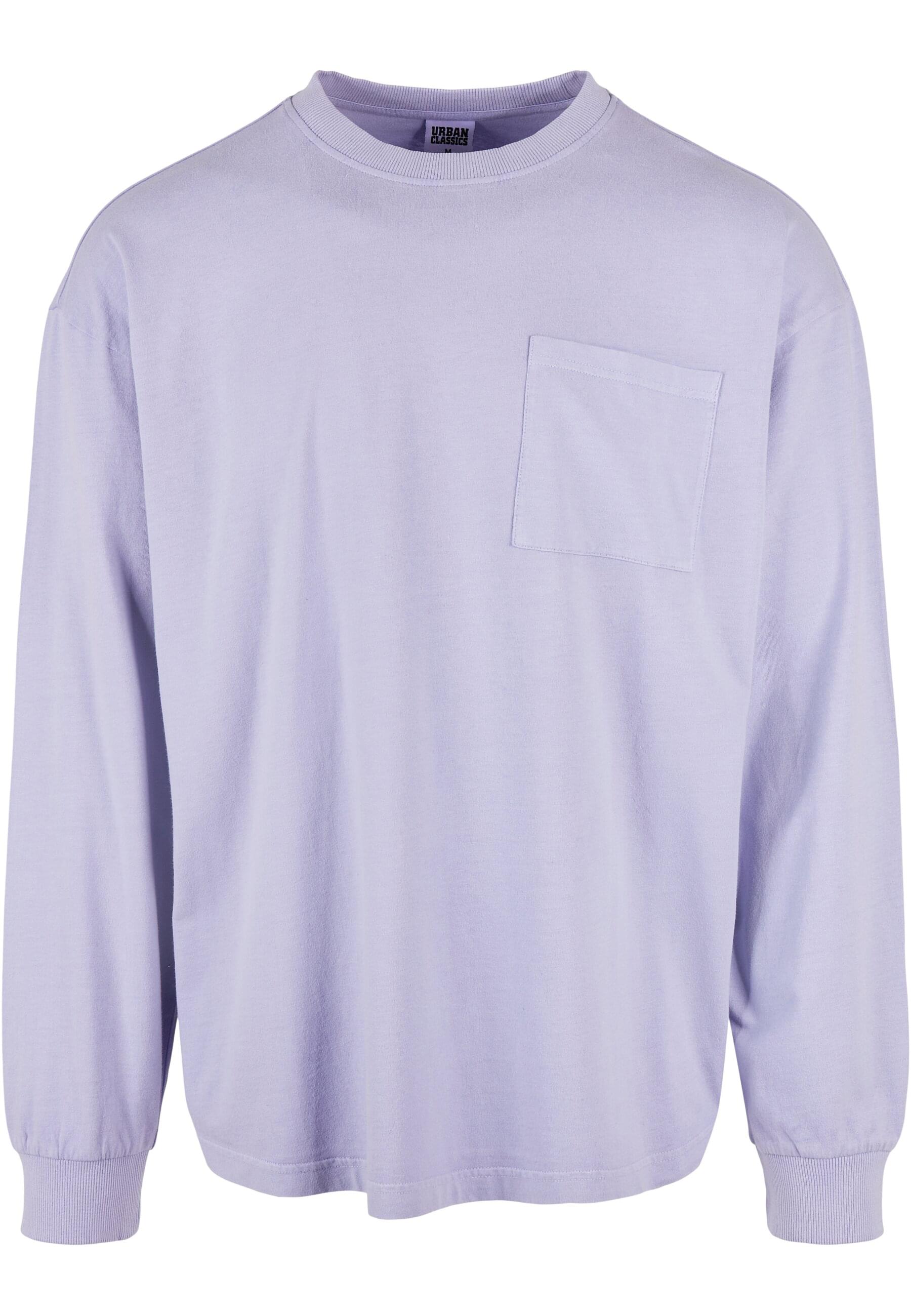 URBAN CLASSICS Longsleeve "Urban Classics Herren Pigment Dyed Pocket Longsl günstig online kaufen