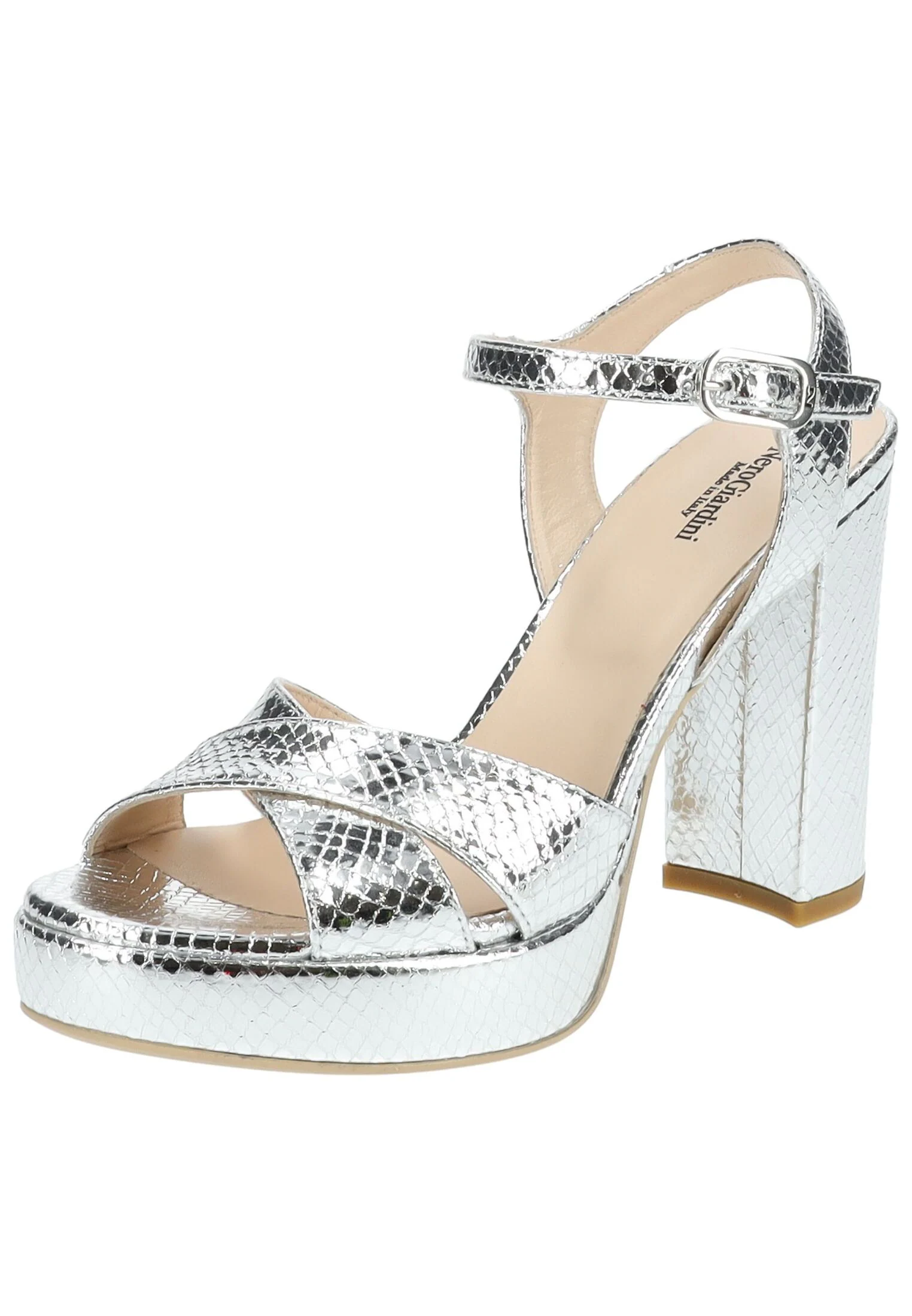 Nero Giardini High-Heel-Sandalette "Nero Giardini Sandalen Leder" günstig online kaufen