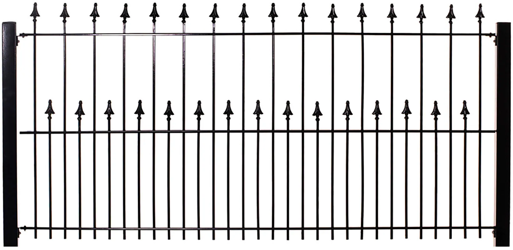 KRAUS Zierzaun "Zierzaun-60x60", schwarz, 100 cm hoch, 15 Elemente für 30 m günstig online kaufen