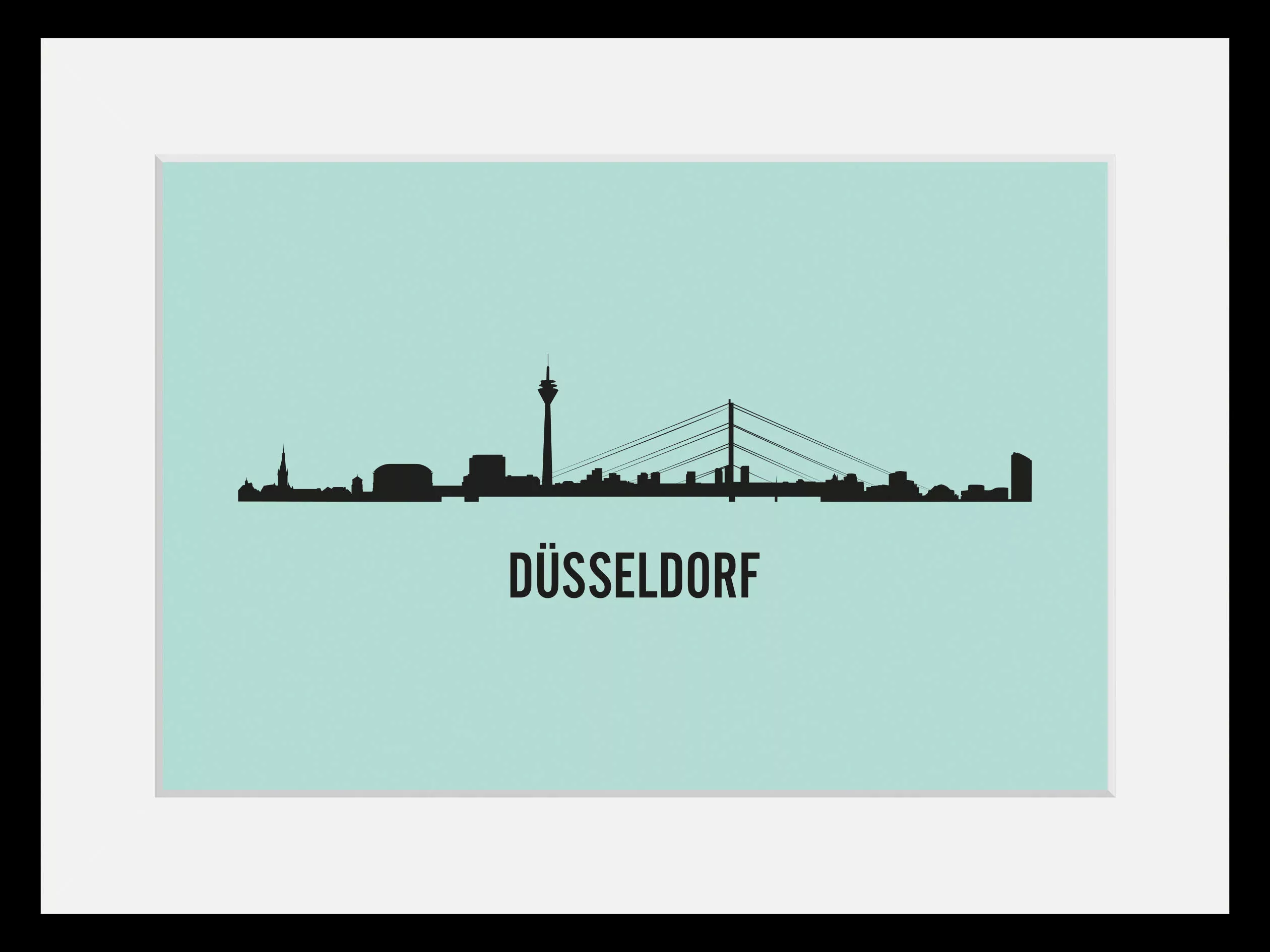 queence Bild "Düsseldorf Skyline", Städte, (1 St.) günstig online kaufen
