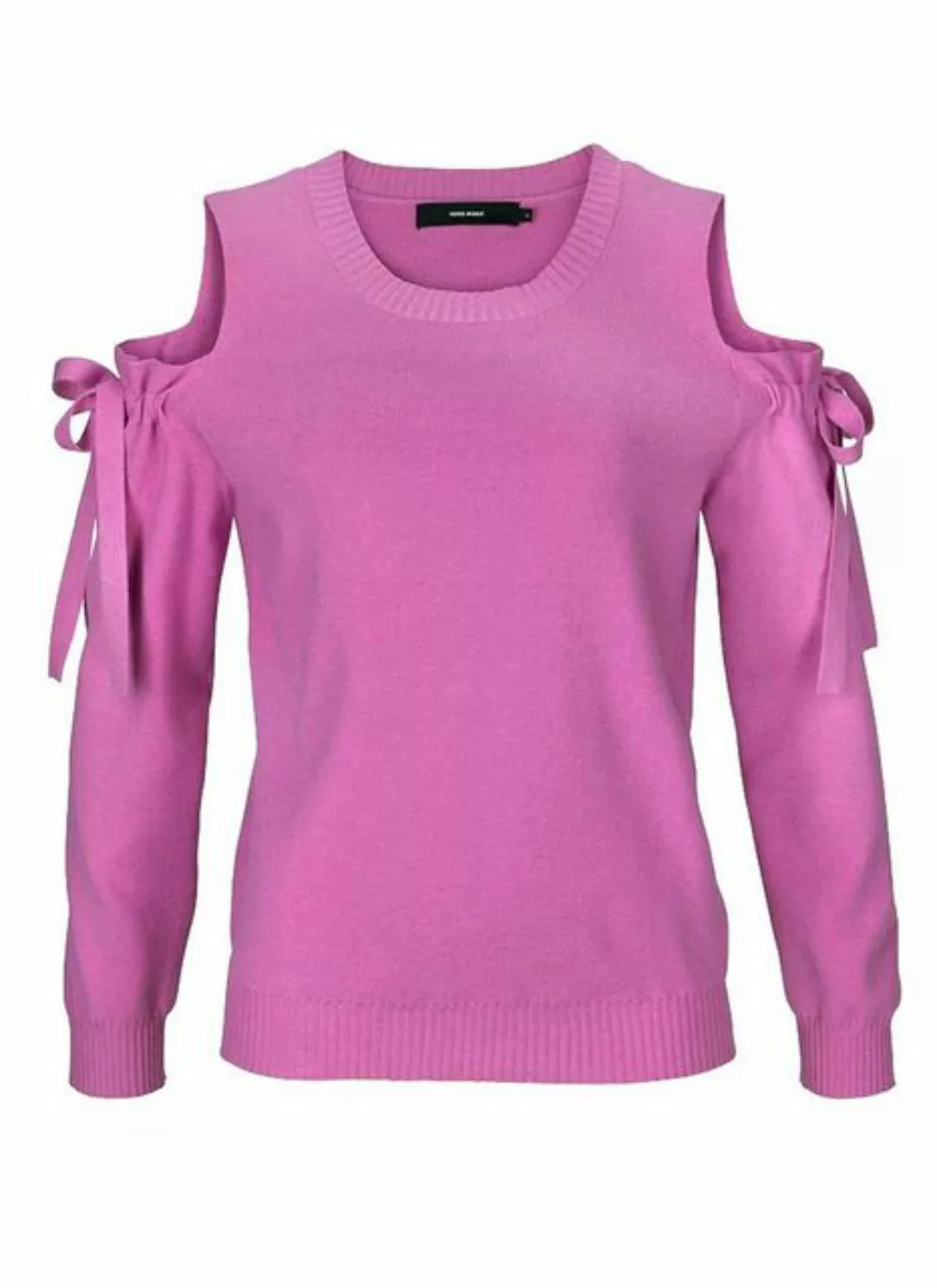Vero Moda Wickelpullover Vero Moda Damen Marken-Pullover mit Cut-Outs, pink günstig online kaufen