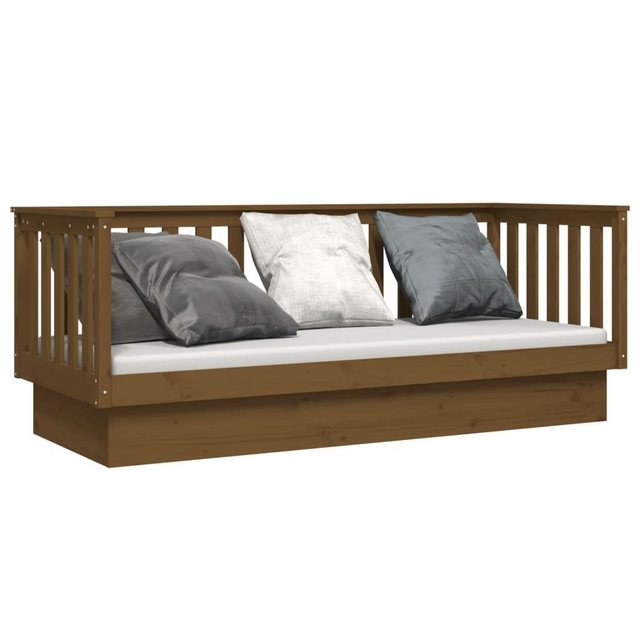 furnicato Bett Tagesbett Honigbraun 90x190 cm Massivholz Kiefer (1-tlg) günstig online kaufen