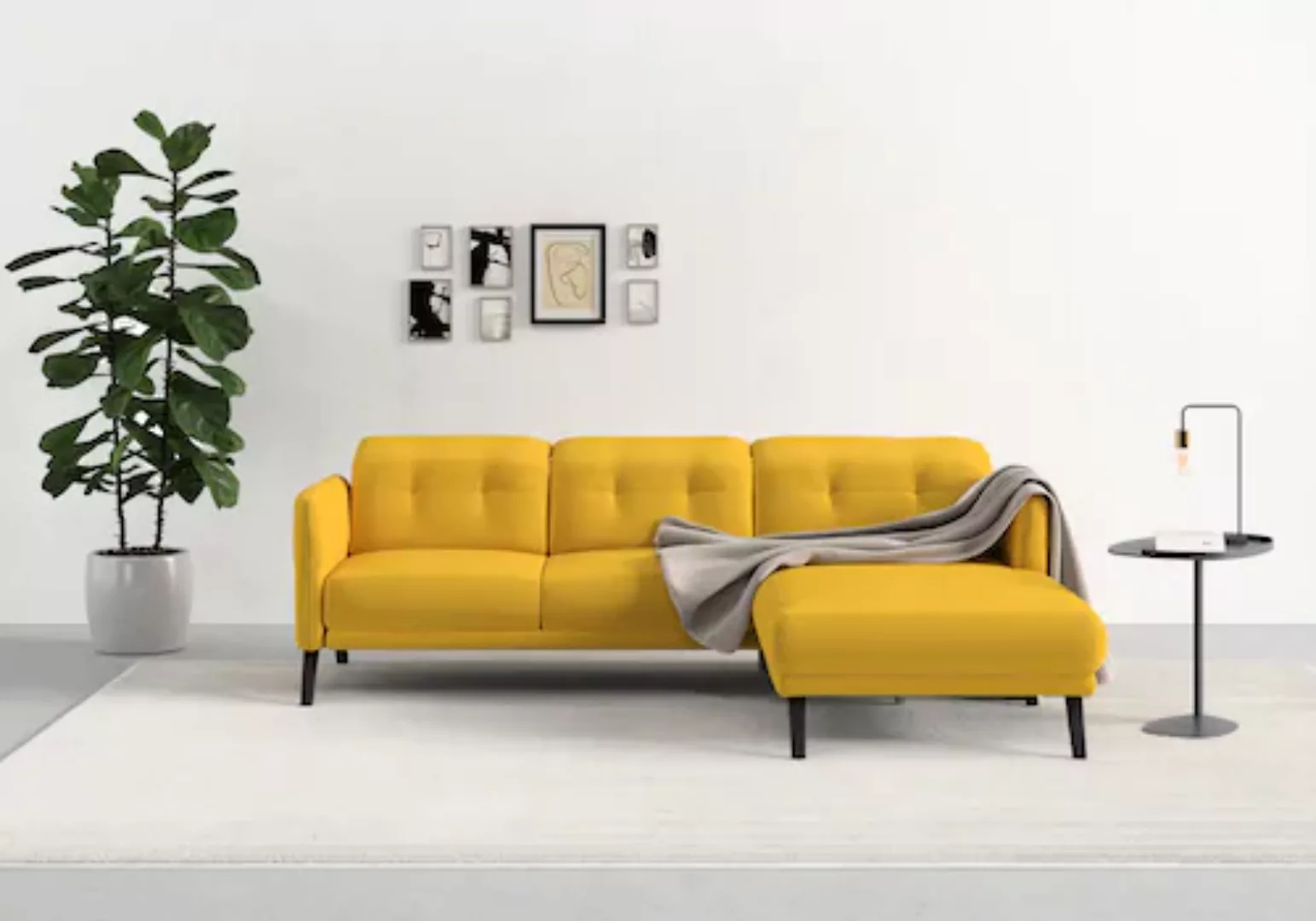 sit&more Ecksofa "Scandia L-Form", Wahlweise mit Kopfteilverstellung und Ar günstig online kaufen