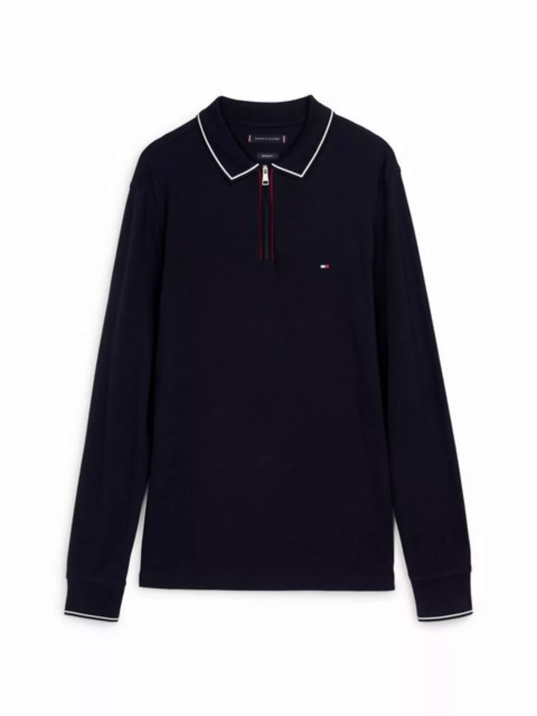 Tommy Hilfiger Langarm-Poloshirt LS ZIP RWB DETAIL REG POLO günstig online kaufen