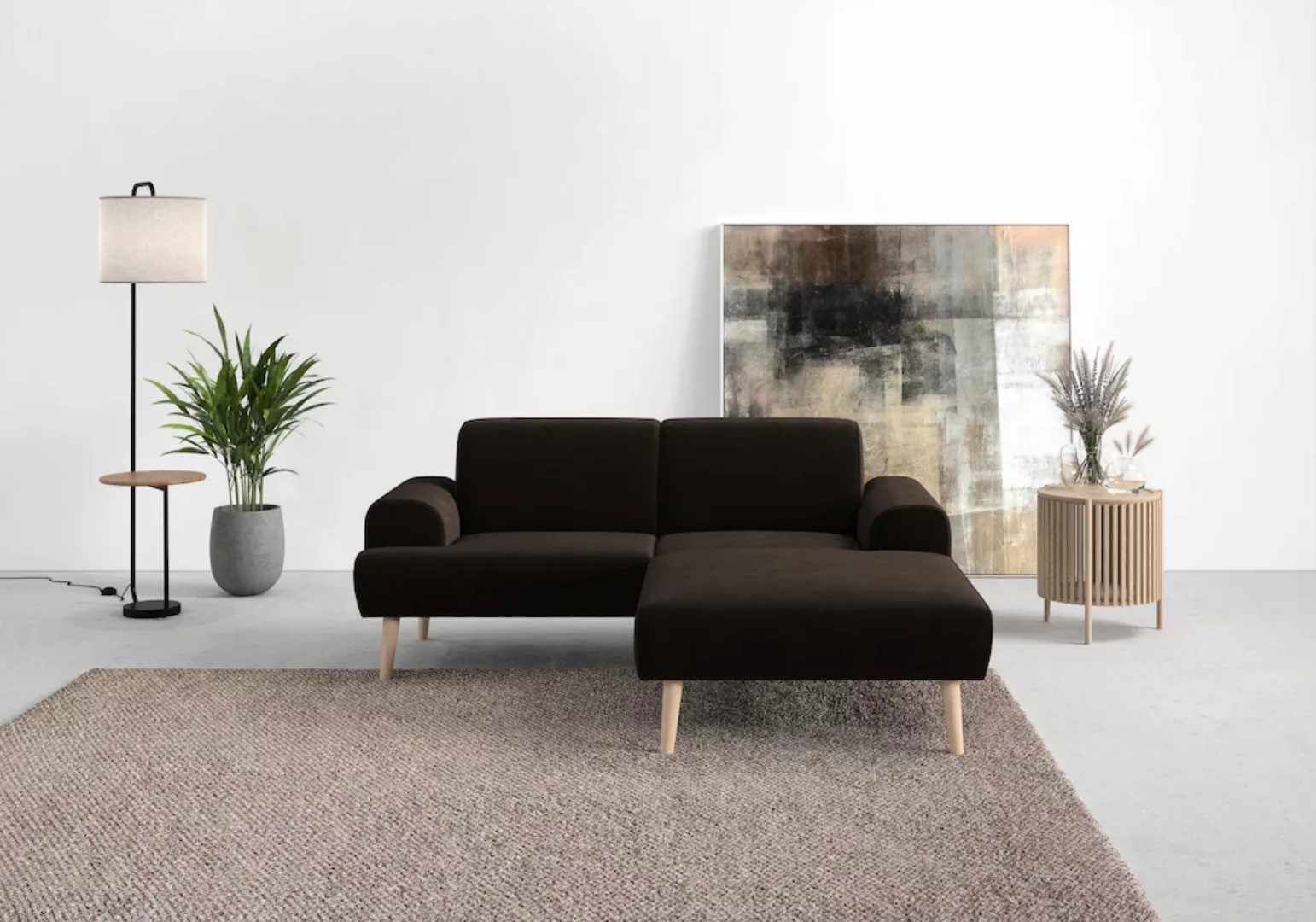 andas Ecksofa "Swift Scandic Design, komfortabler Federkern, Breite 192cm, günstig online kaufen