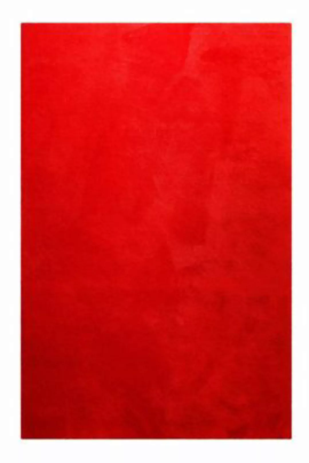 homie LIVING - Hochflorteppich -  Tivoli - 25mm - pflegeleicht rot Gr. 80 x günstig online kaufen