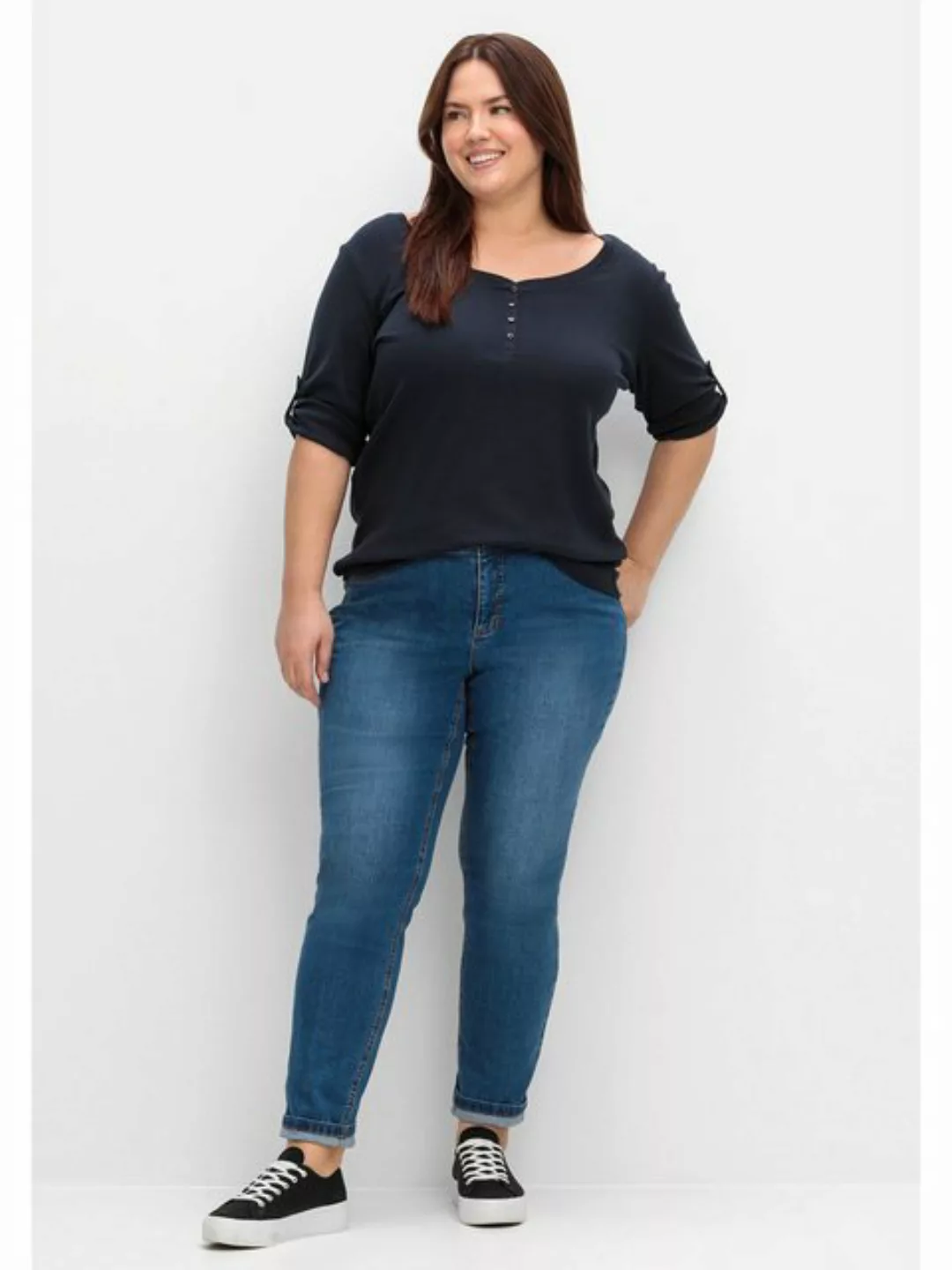 Sheego Stretch-Jeans Große Größen im Five-Pocket-Stil günstig online kaufen