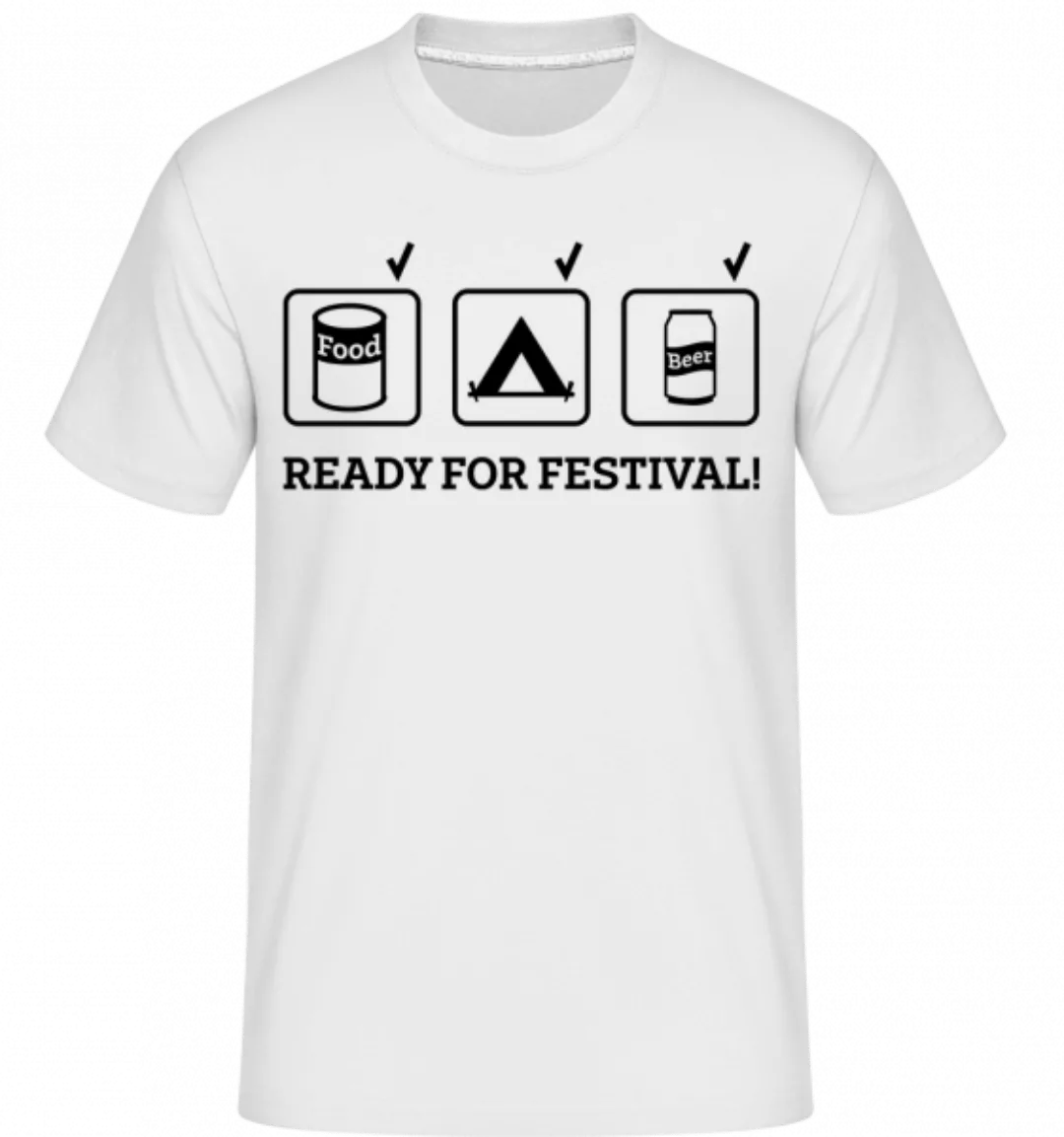 Ready For Festival · Shirtinator Männer T-Shirt günstig online kaufen