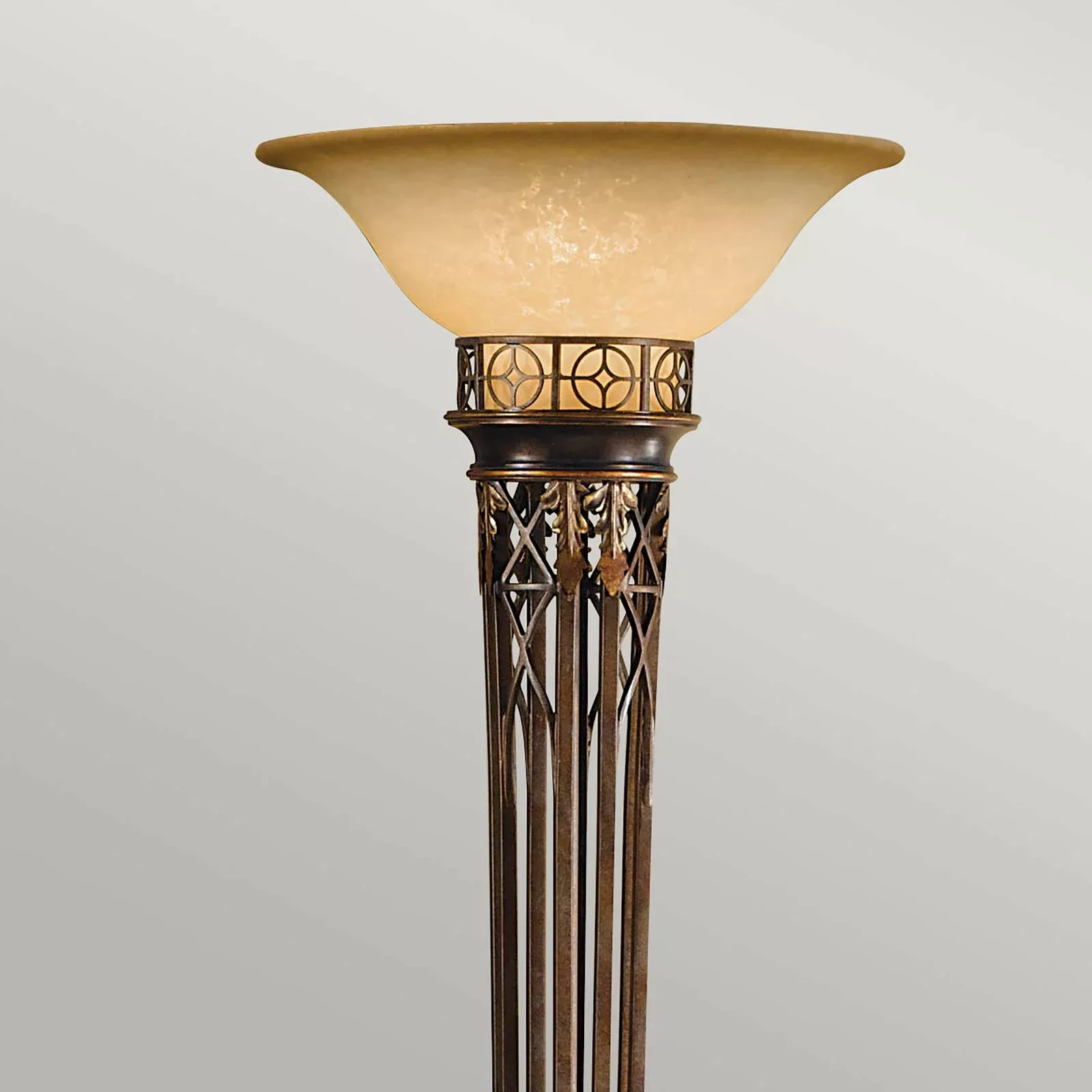 Deckenfluter Opera, Höhe 189 cm, gold brüniert günstig online kaufen