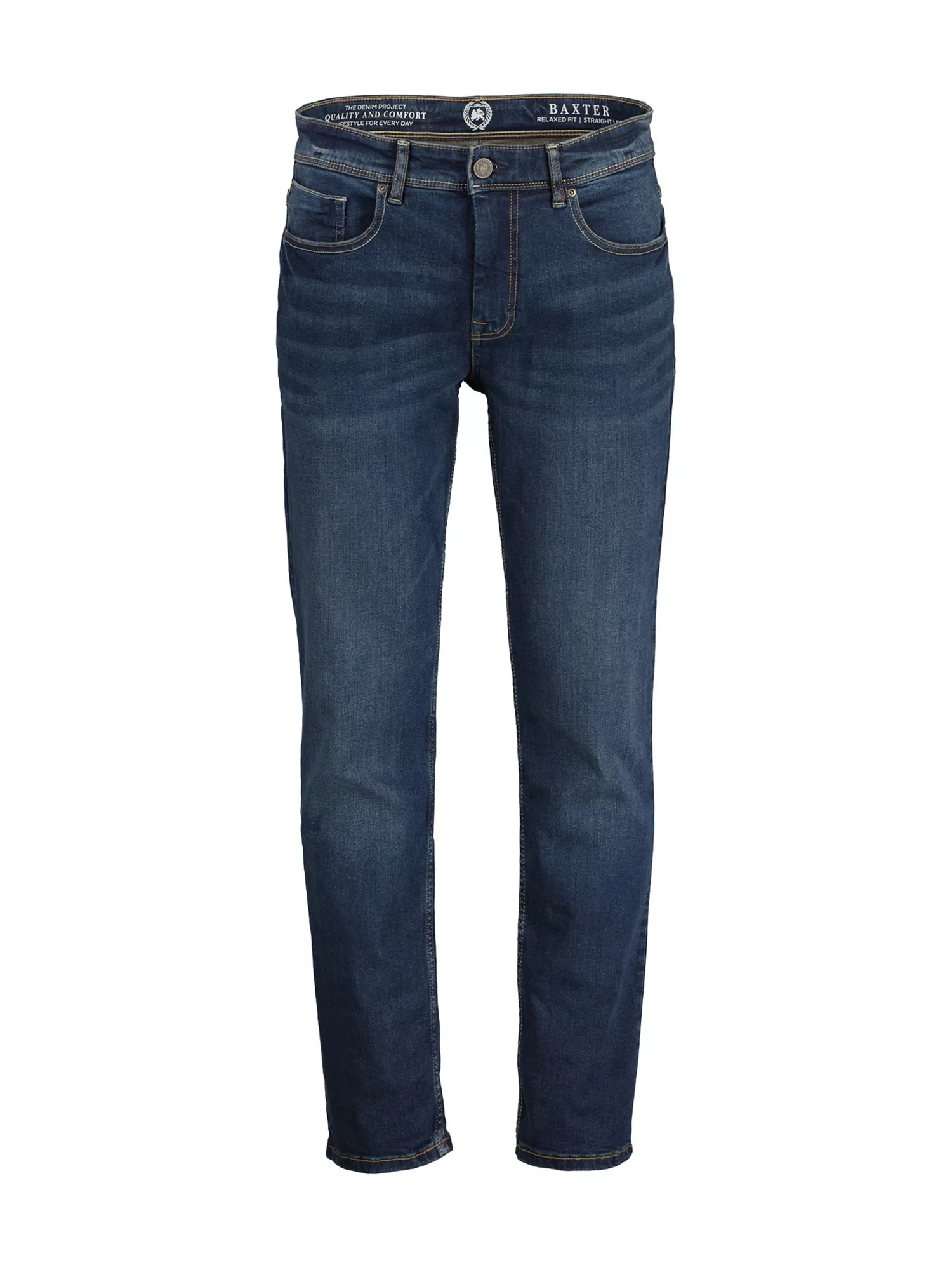 LERROS Relaxhose "LERROS BAXTER 5-Pocket-Denim, RELAXED FIT, unifarben" günstig online kaufen
