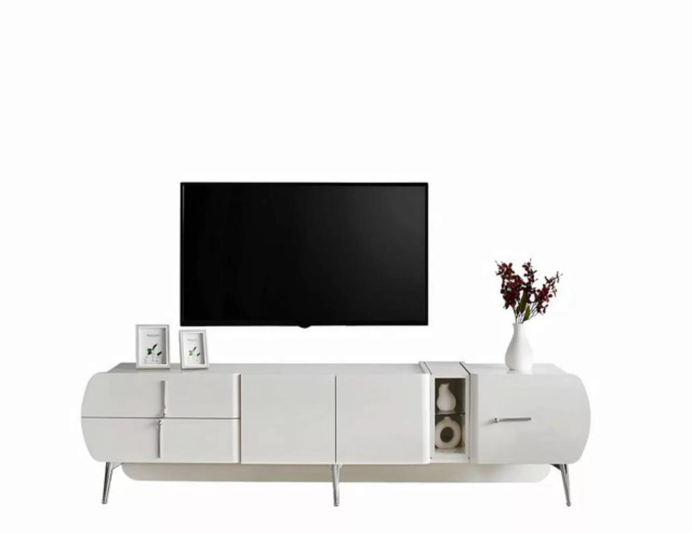 Xlmoebel TV-Schrank Wohnzimmermöbel Set mit TV-Ständer, Regalen und Sideboa günstig online kaufen