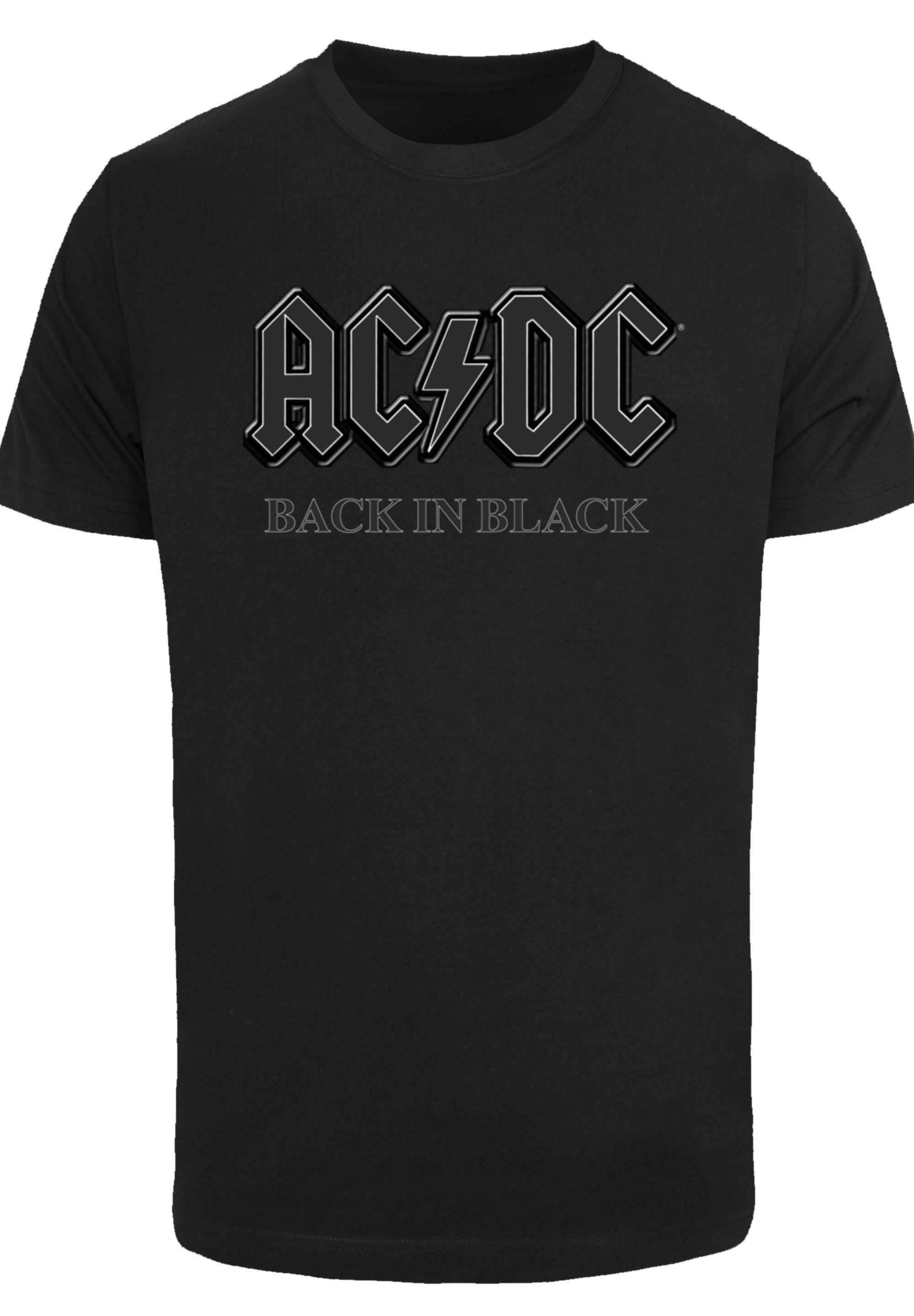 F4NT4STIC T-Shirt "ACDC Back in Black", Premium Qualität günstig online kaufen