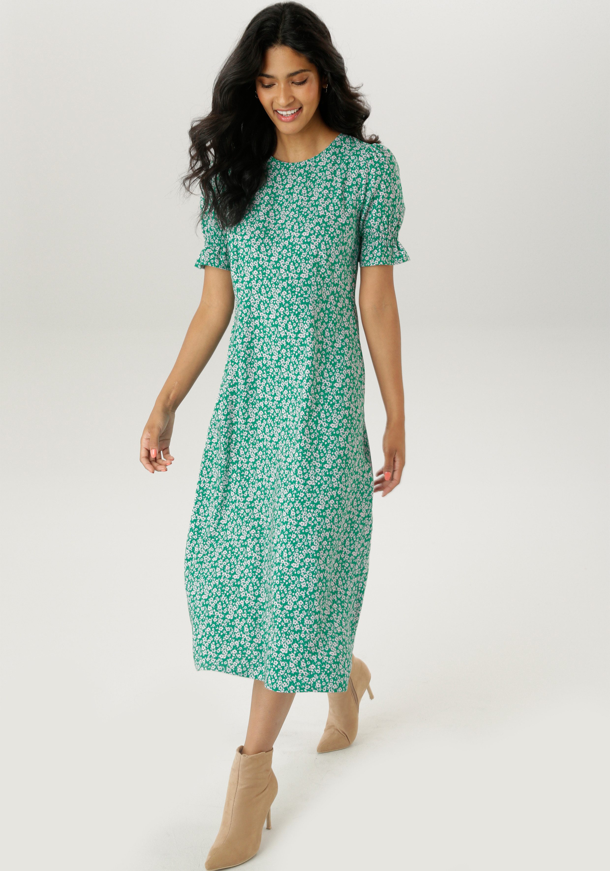 Aniston SELECTED Sommerkleid mit Blümchendruck günstig online kaufen