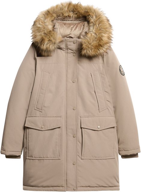 Superdry Steppjacke EVEREST FAUX FUR PARKA JACKET günstig online kaufen