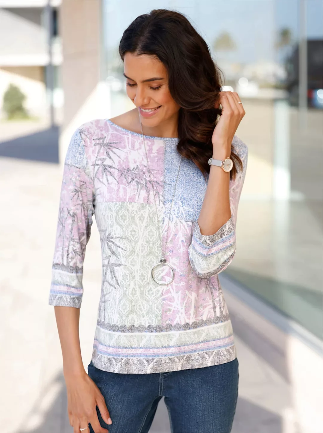 Inspirationen Print-Shirt "3/4-Arm-Shirt", (1 tlg.) günstig online kaufen