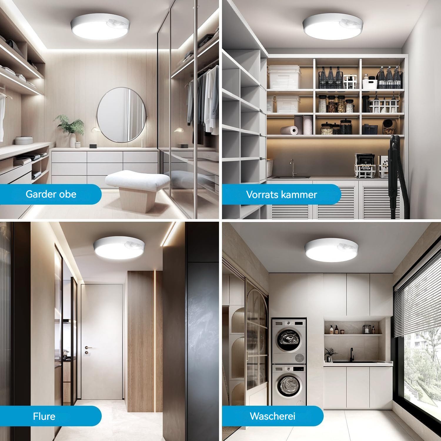 BlingBin LED Deckenleuchte Batteriebetriebene Deckenleuchte mit günstig online kaufen