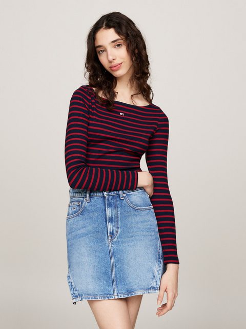 Tommy Jeans Langarmshirt "TJW BRETON STRIPE LS", im Streifendesign günstig online kaufen