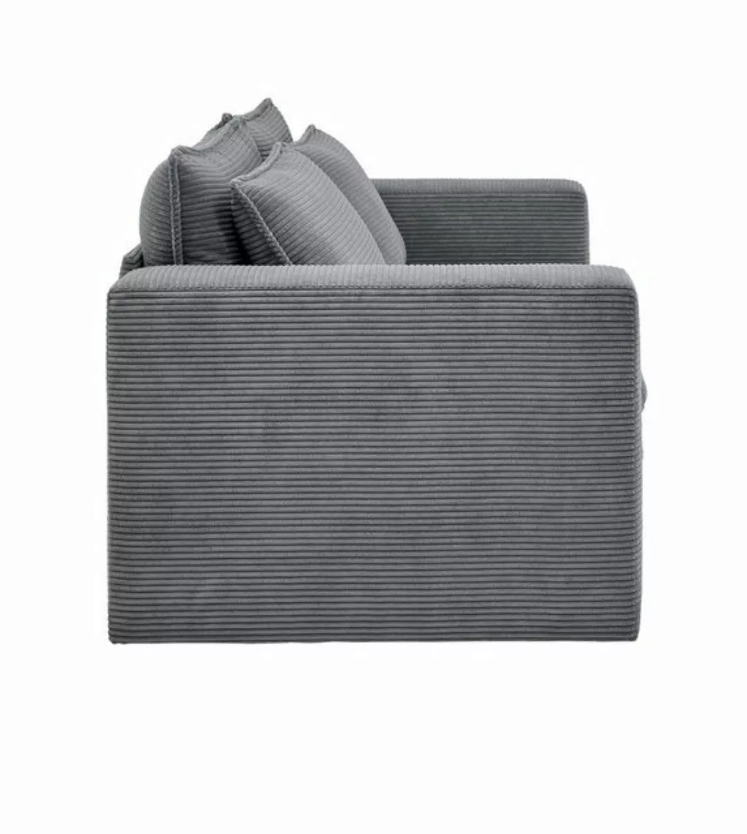 Furn.Design Sofa Pesaro, Couch 2-Sitzer Cordbezug, 4 Farben, wahlweise mit günstig online kaufen