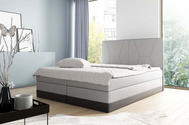 Schlaffabrik Boxspringbett ENZO (Inari 91 + Soft 11), inkl. Matratze, Toppe günstig online kaufen