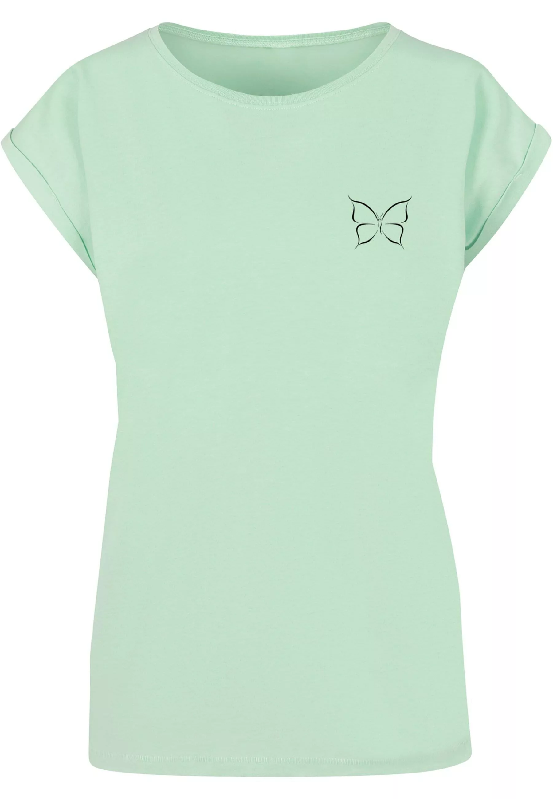 Merchcode T-Shirt "Merchcode Damen Ladies Spring - Butterfly T-Shirt" günstig online kaufen