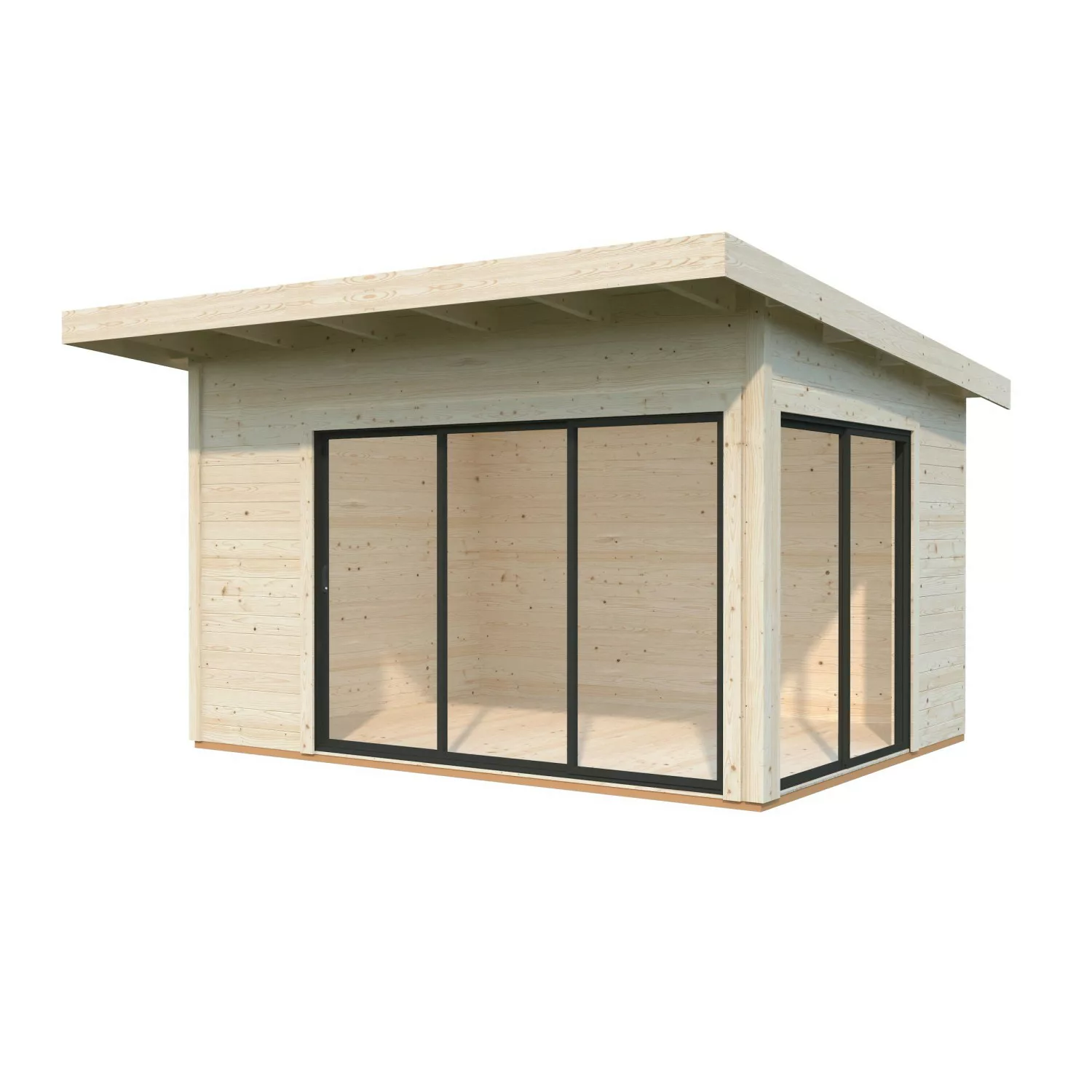 Palmako Gartenhaus Andrea Slide Transparent Tauchgrundiert 390 cm x 300 cm günstig online kaufen