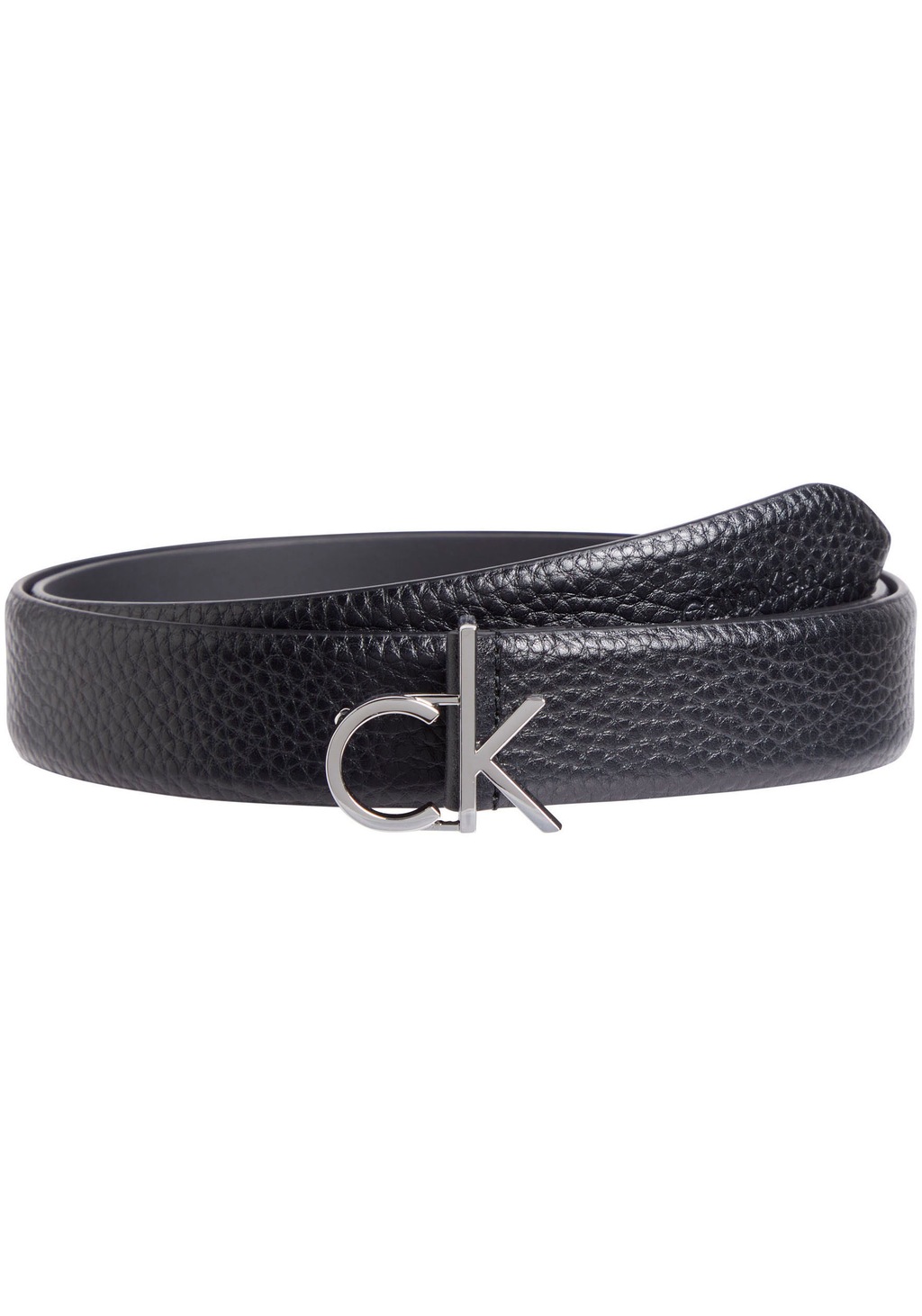 Calvin Klein Ledergürtel "CK LOGO BUCKLE BELT 3.0 PBL", mit Logoprägung als günstig online kaufen