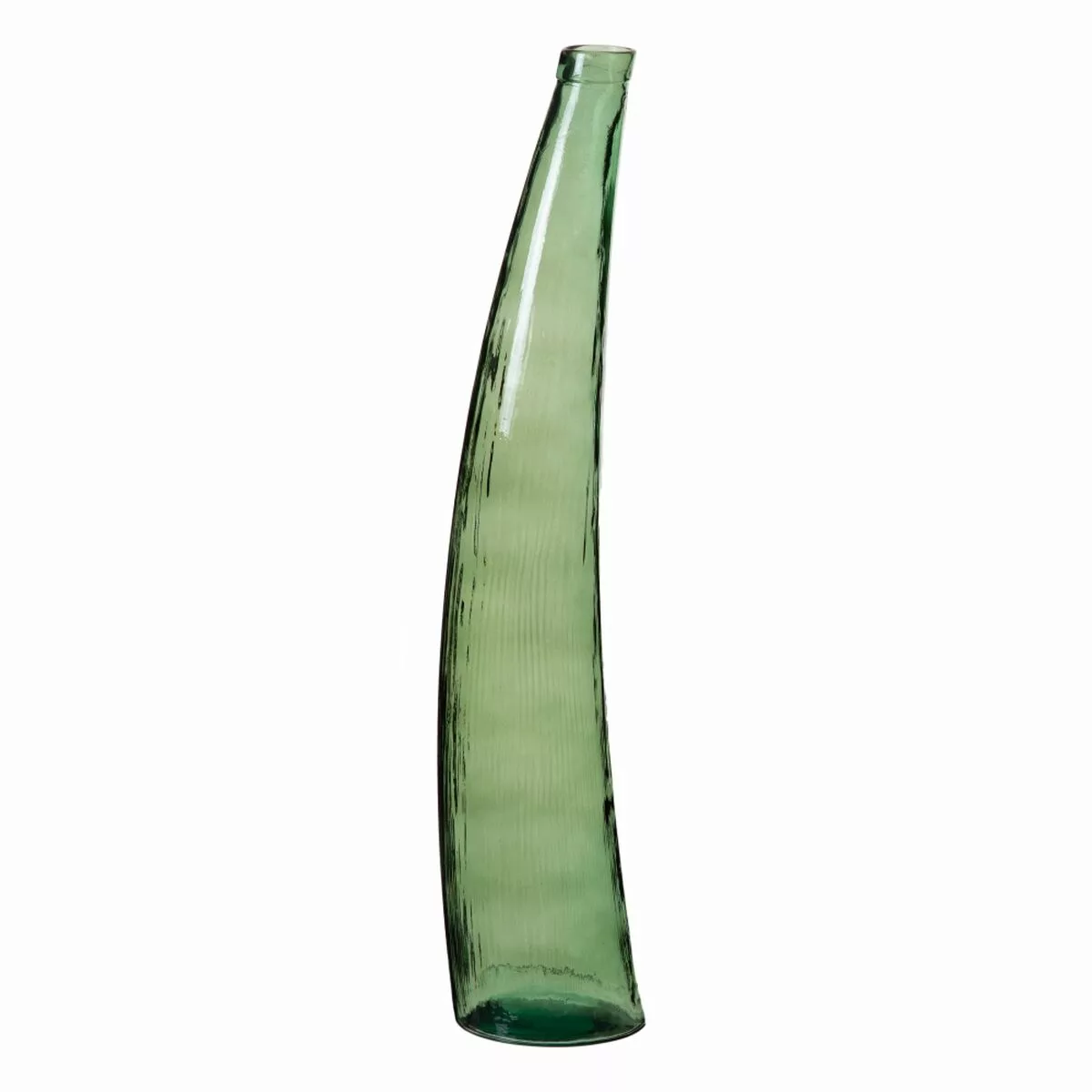 Vase 20 X 20 X 100 Cm Grün Glas günstig online kaufen