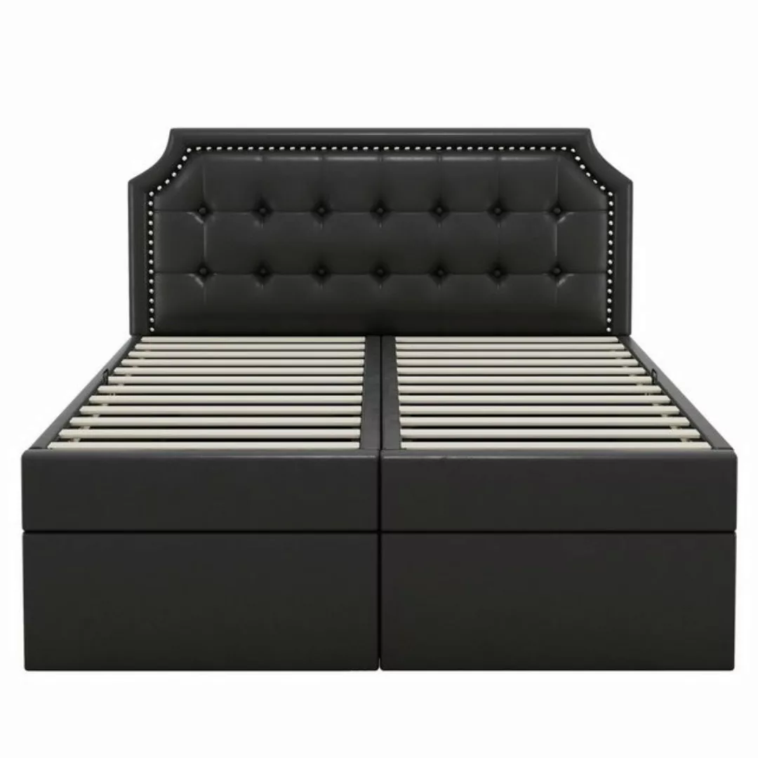 Gotagee Polsterbett Doppelbett 140x200cm Gästebett mit Stauraum Jugendbett günstig online kaufen