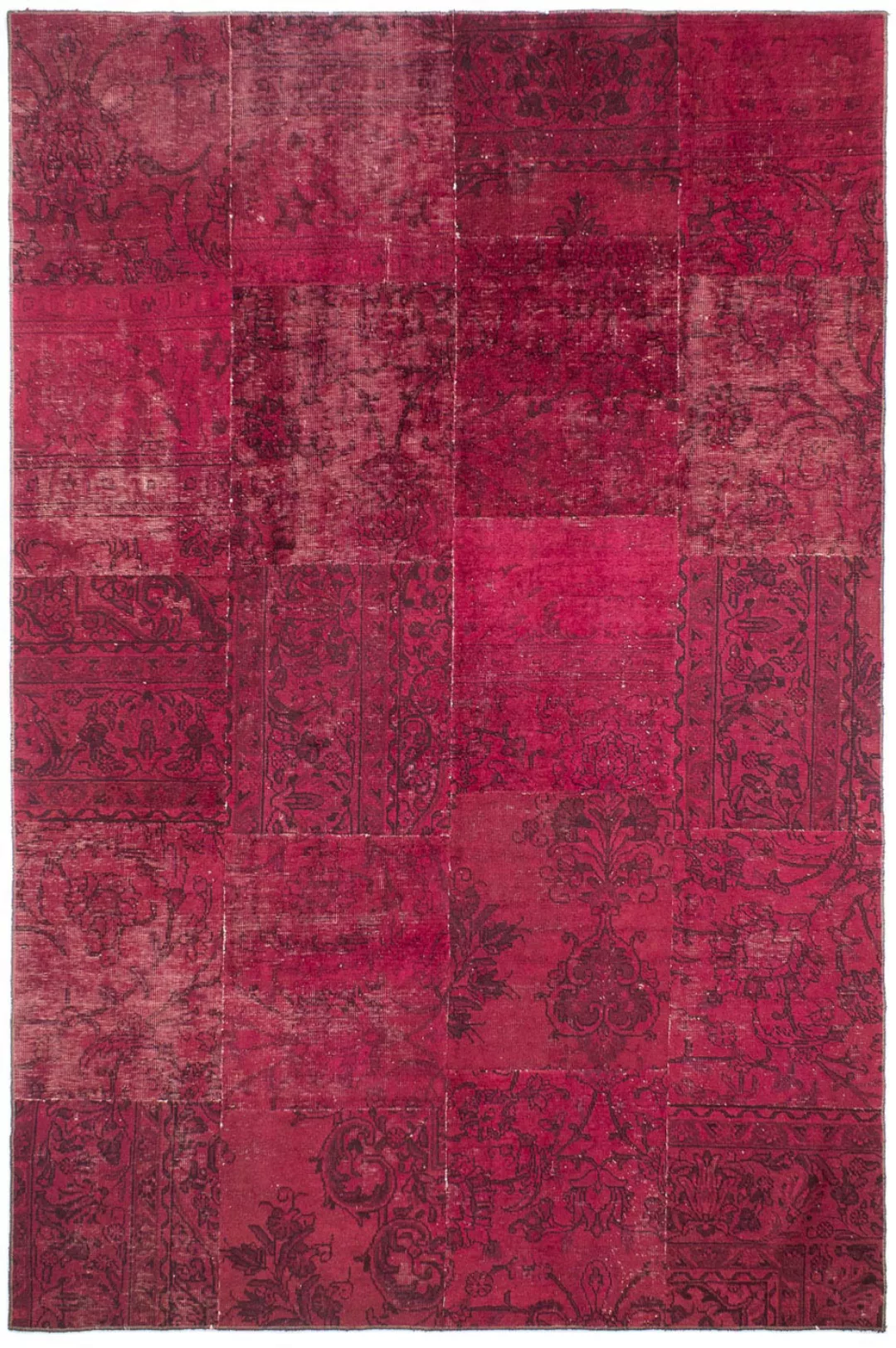 morgenland Teppich »Patchwork - 297 x 200 cm - rot«, rechteckig günstig online kaufen