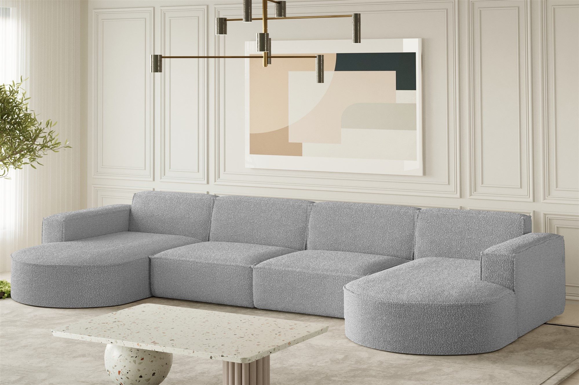 Fun Möbel Wohnlandschaft Wohnlandschaft Sofa PALMA günstig online kaufen